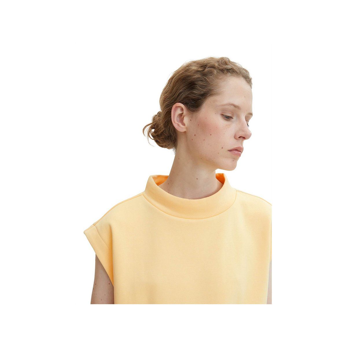 TOM TAILOR Sweatshirt fit (1-tlg) orange regular