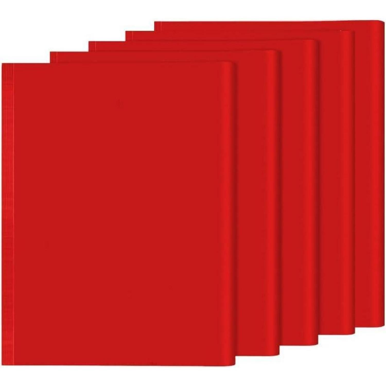 LuxusKollektion Seidenpapier Seidenpapier 100 Blatt Rot 70 x 50 cm Geschenkpapier D