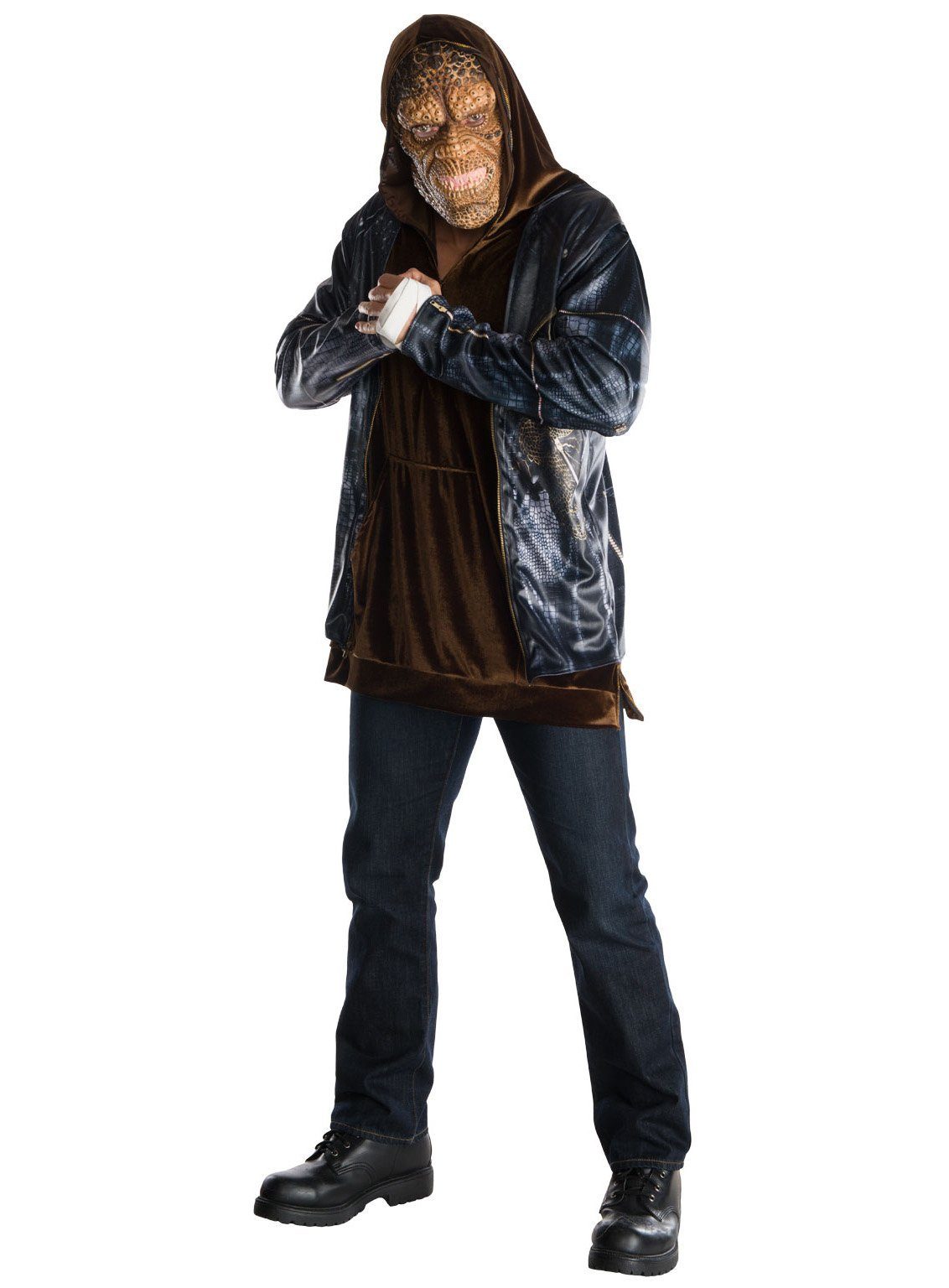 Rubie´s Kostüm Suicide Squad Killer Croc Kostüm Deluxe, Hochwertiges Kostüm des echsenähnlichen 'Superhelden'