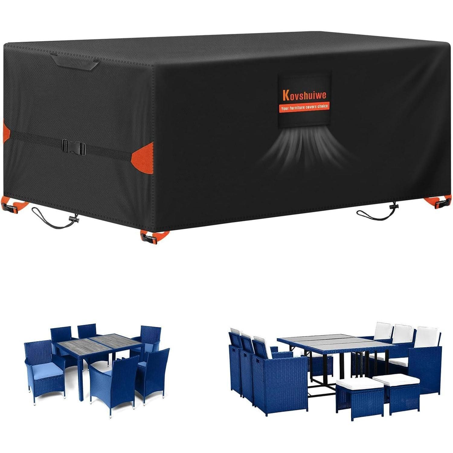 LuxusKollektion Gartenmöbel-Schutzhülle Gartenmoebel Abdeckung 220x90x74cm Oxford 420D