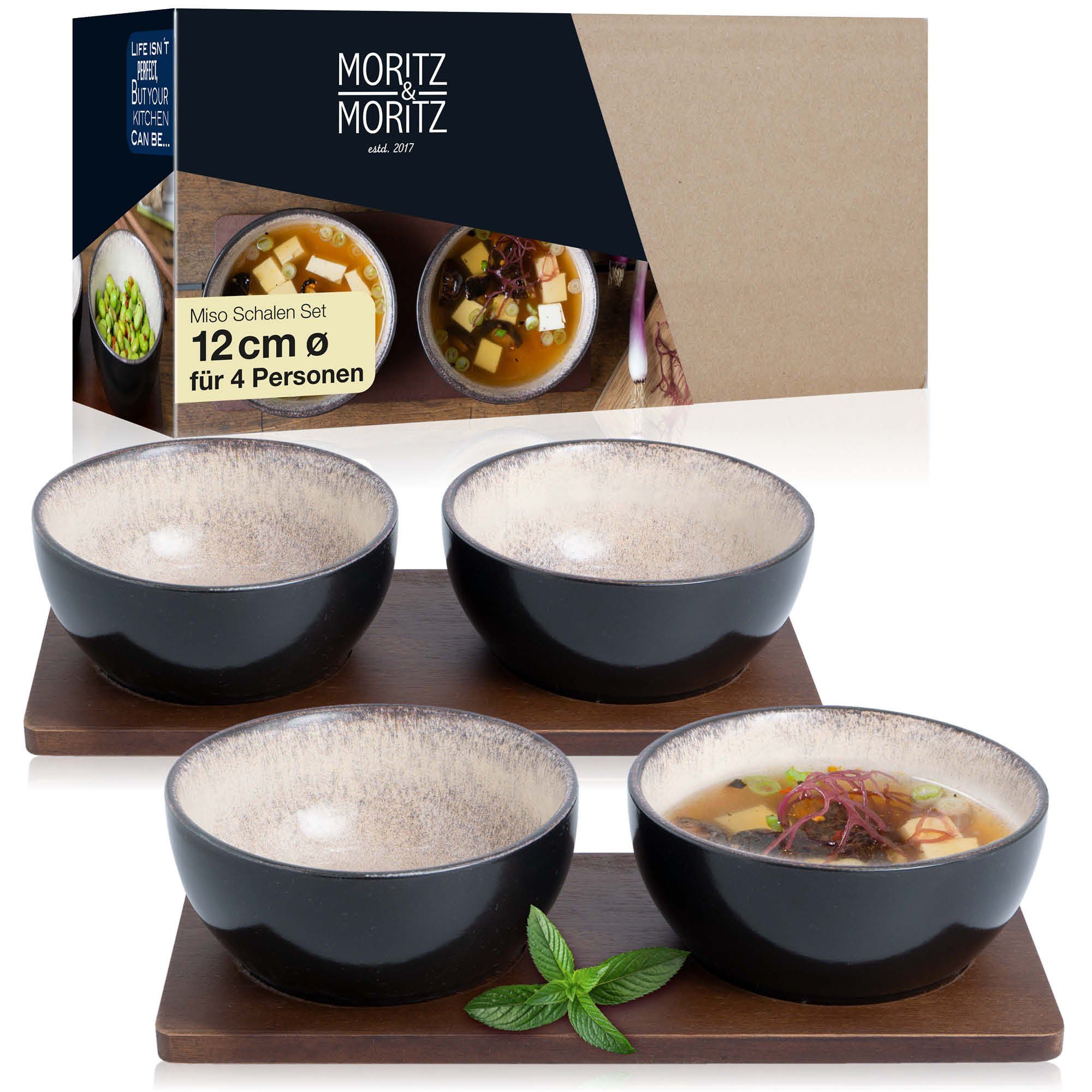 Moritz & Moritz Suppenschüssel »4X Miso Schüssel Set 12 cm Ø