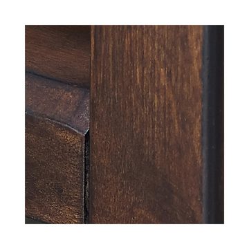 loft24 Lowboard Wildwood, mit Schublade und offenen Fächern, Walnuss Optik, Breite 120 cm