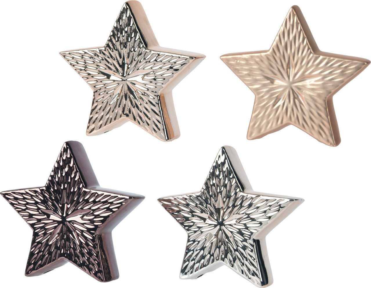 Kaemingk Dekostern Dekostern Porzellan 11 x 12 cm