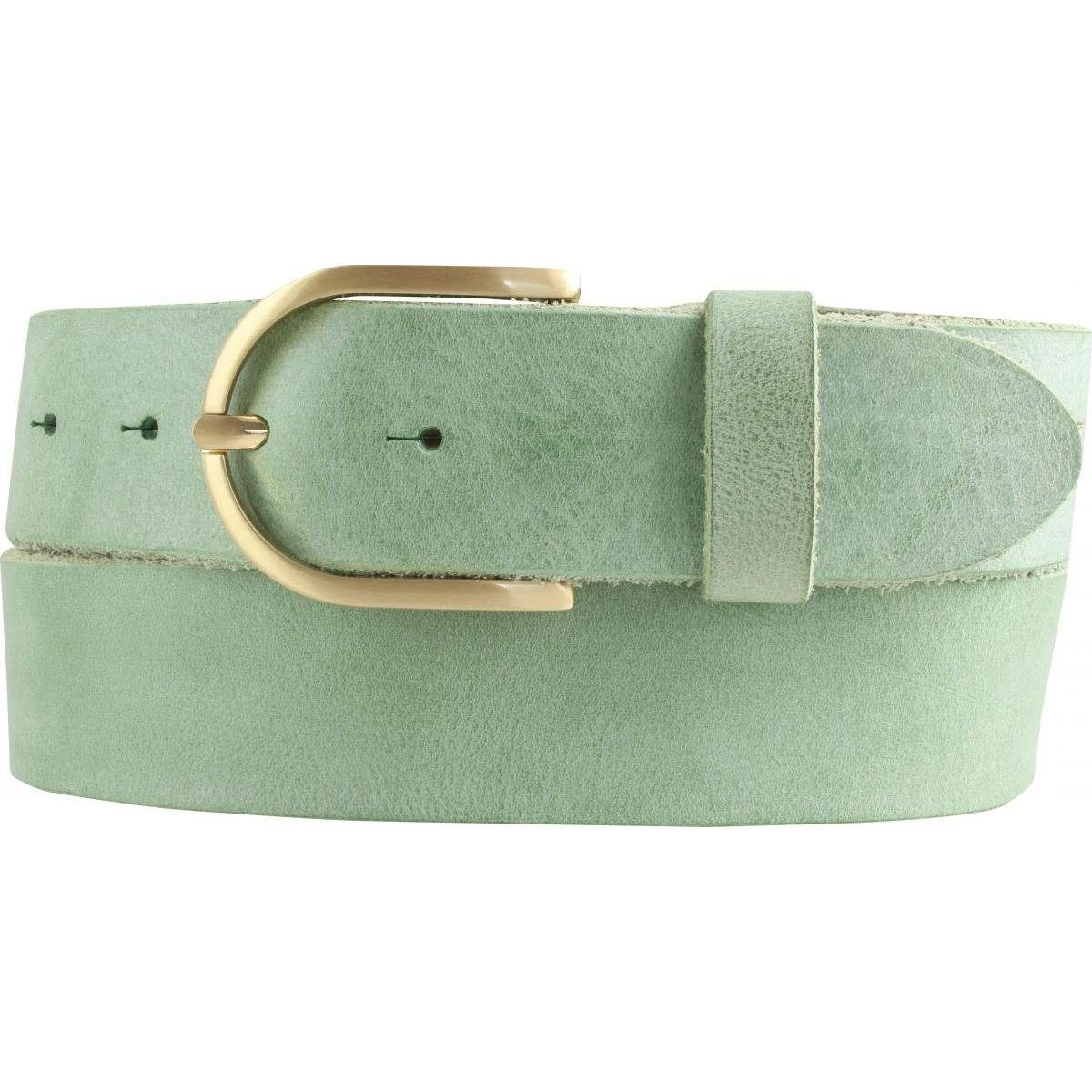 BELTINGER Ledergürtel Damen-Gürtel aus weichem Vollrindleder Vintage-Look 4 cm - Jeans-Gürte (1-St)