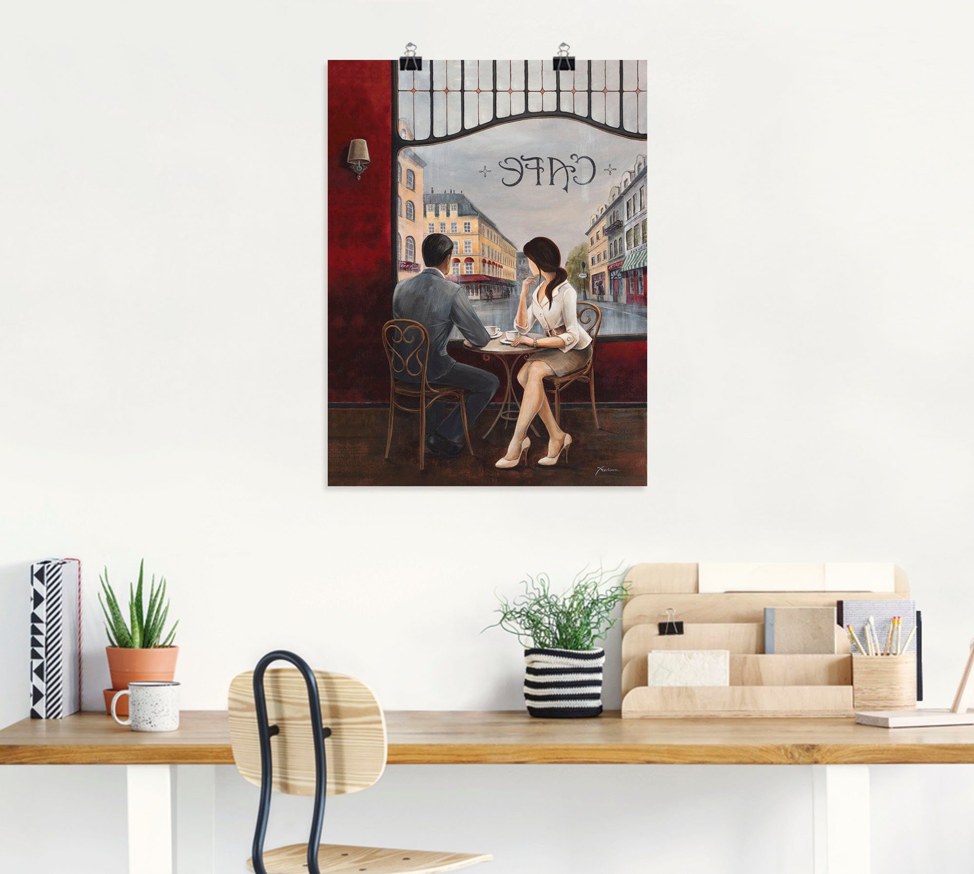 Artland Wandbild Café, Restaurant & Cafés (1 St), als Alubild, Leinwandbild, Poster in verschied. Größen