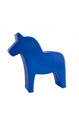 8 seasons design Dekolicht 8 seasons - Motivleuchte Shining Dala Horse 43 cm blau (veredelt) LED