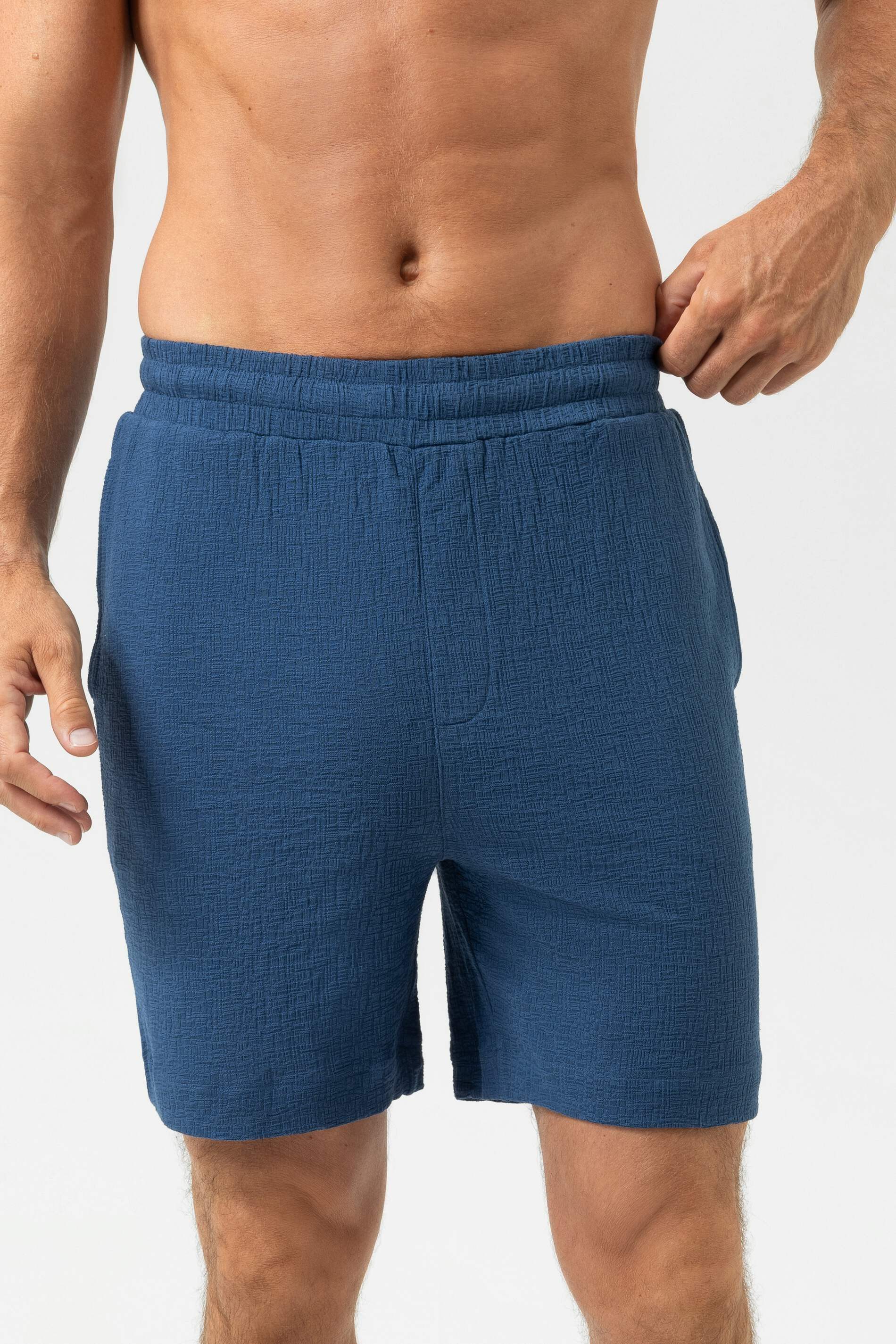 Mey Homewearhose Mey male Sweatpants Serie Structured Links Uni (1-tlg) Lounge Sweatpants, Strick-Optik, mit Taschen