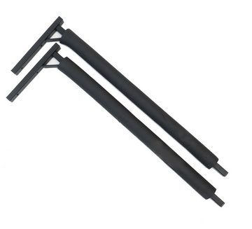 QLS WSB Dachbox-Halterung, (bis 32,50 Zoll, Set, aus Stahl mit Schaum Puffer, für Dachkoffer Gartengeräte Skibox Sportgeräte Surfbrett iSUP)