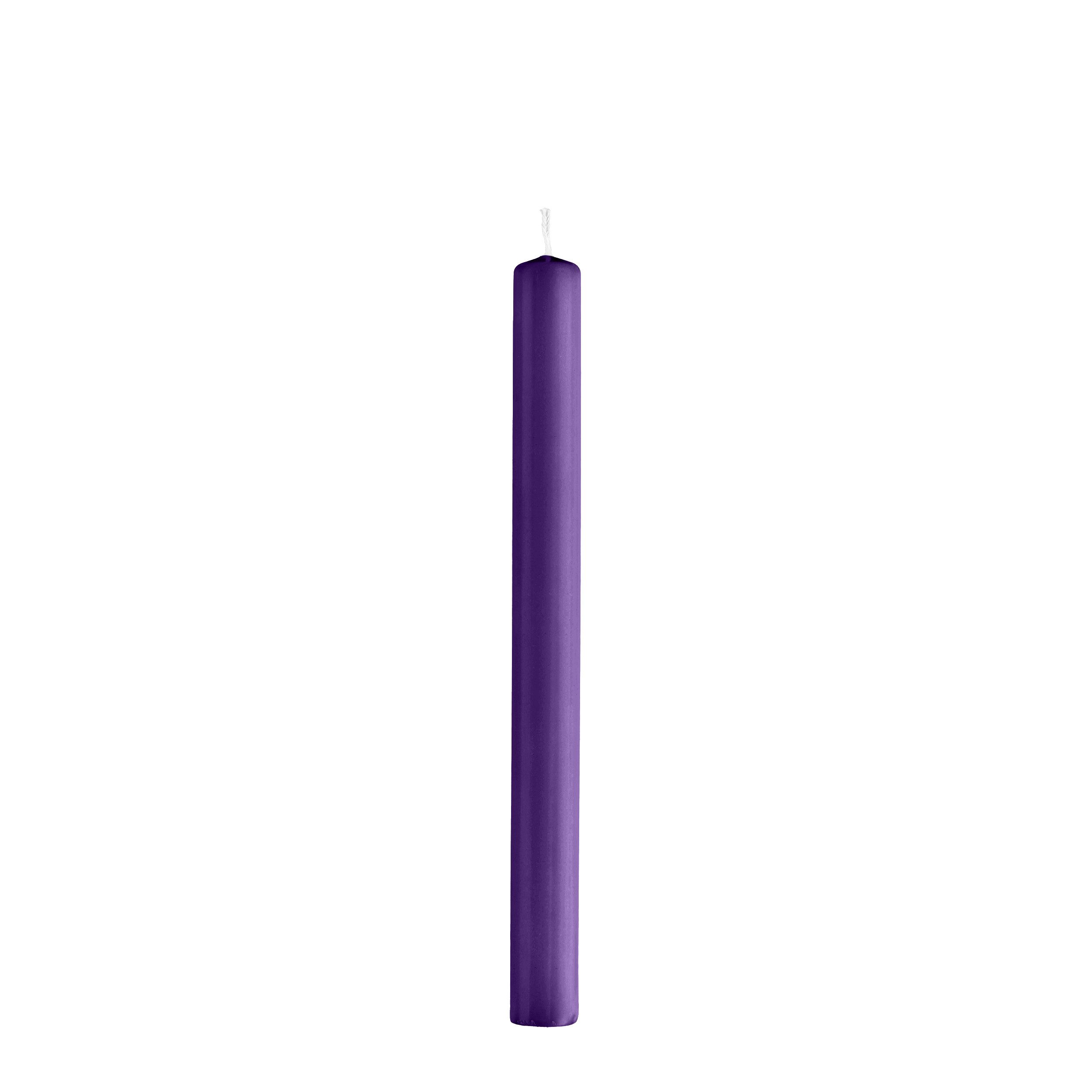 Kopschitz Kerzen Tafelkerze Stabkerzen Lila 250 x Ø 22 mm, 10 Stück