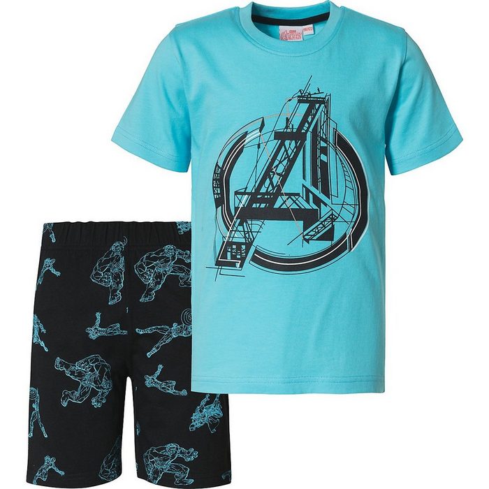 myToys COLLECTION Schlafanzug Marvel Avengers Schlafanzug für Jungen