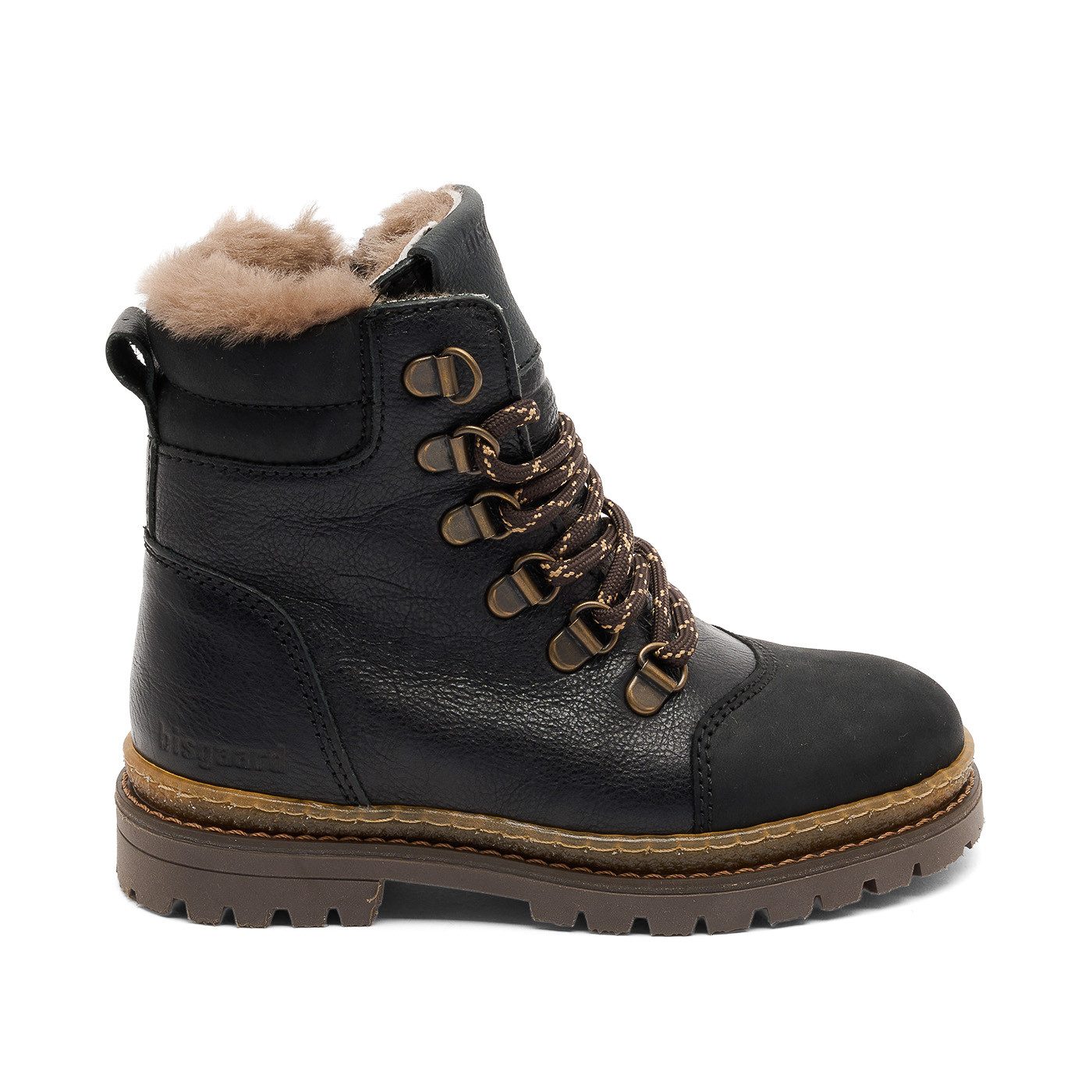Bisgaard gert lamb Winterboots Winterstiefelette, Schnürboots mit Lammwoll-Futter