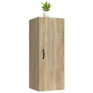 furnicato Wandregal Hängeschrank Sonoma-Eiche 34,5x34x90 cm Holzwerkstoff