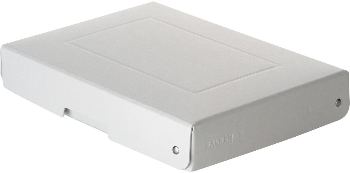 Falken Fächermappe PURE Box Pro A5 40mm Füllhöhe weiß