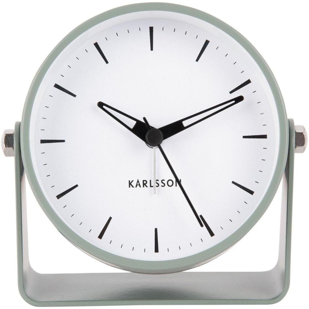 Karlsson Uhr Wecker Calm Metal Grayed günstig online kaufen