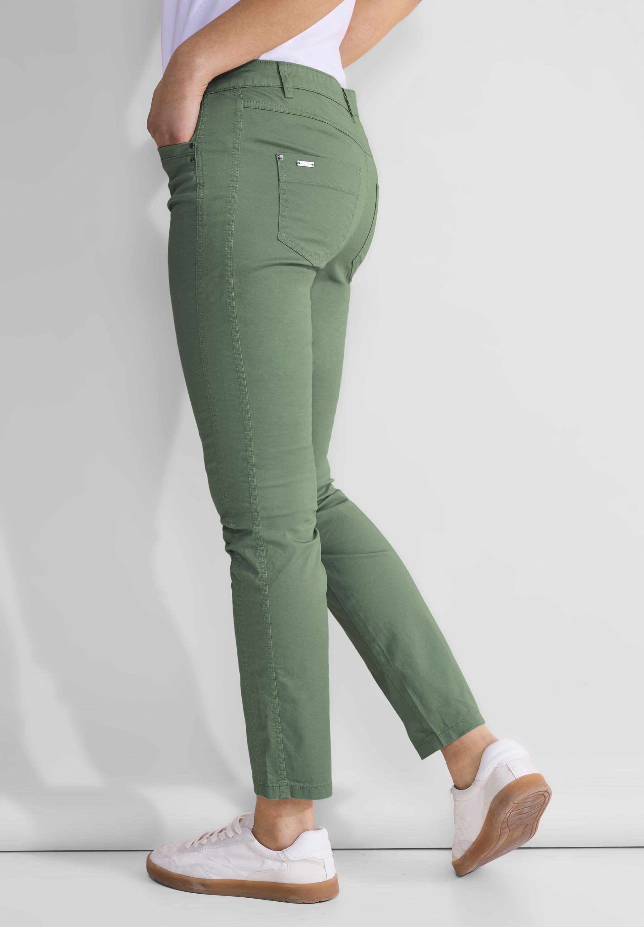 STREET ONE Stoffhose Middle Waist