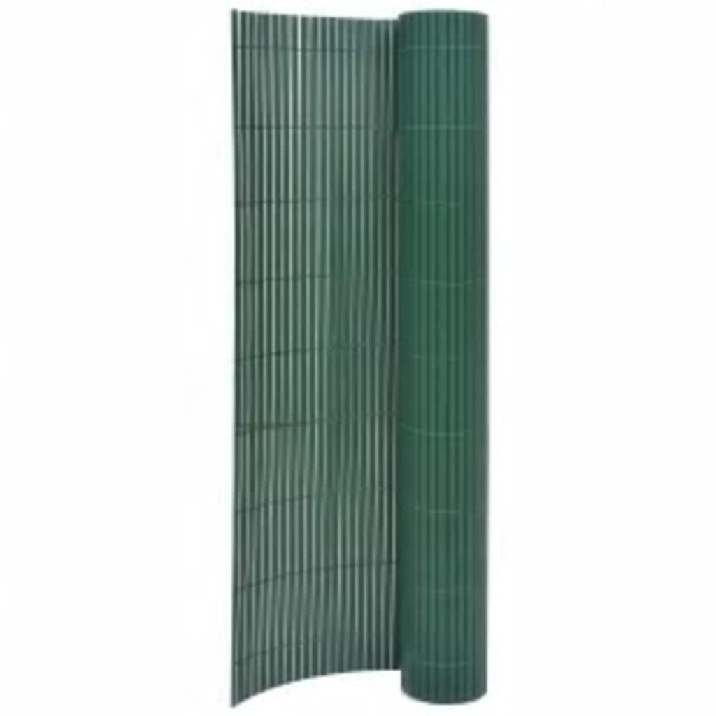 vidaXL Gartenzaun Gartenzaun Doppelseitig 110x400 cm Grün, (1-St)