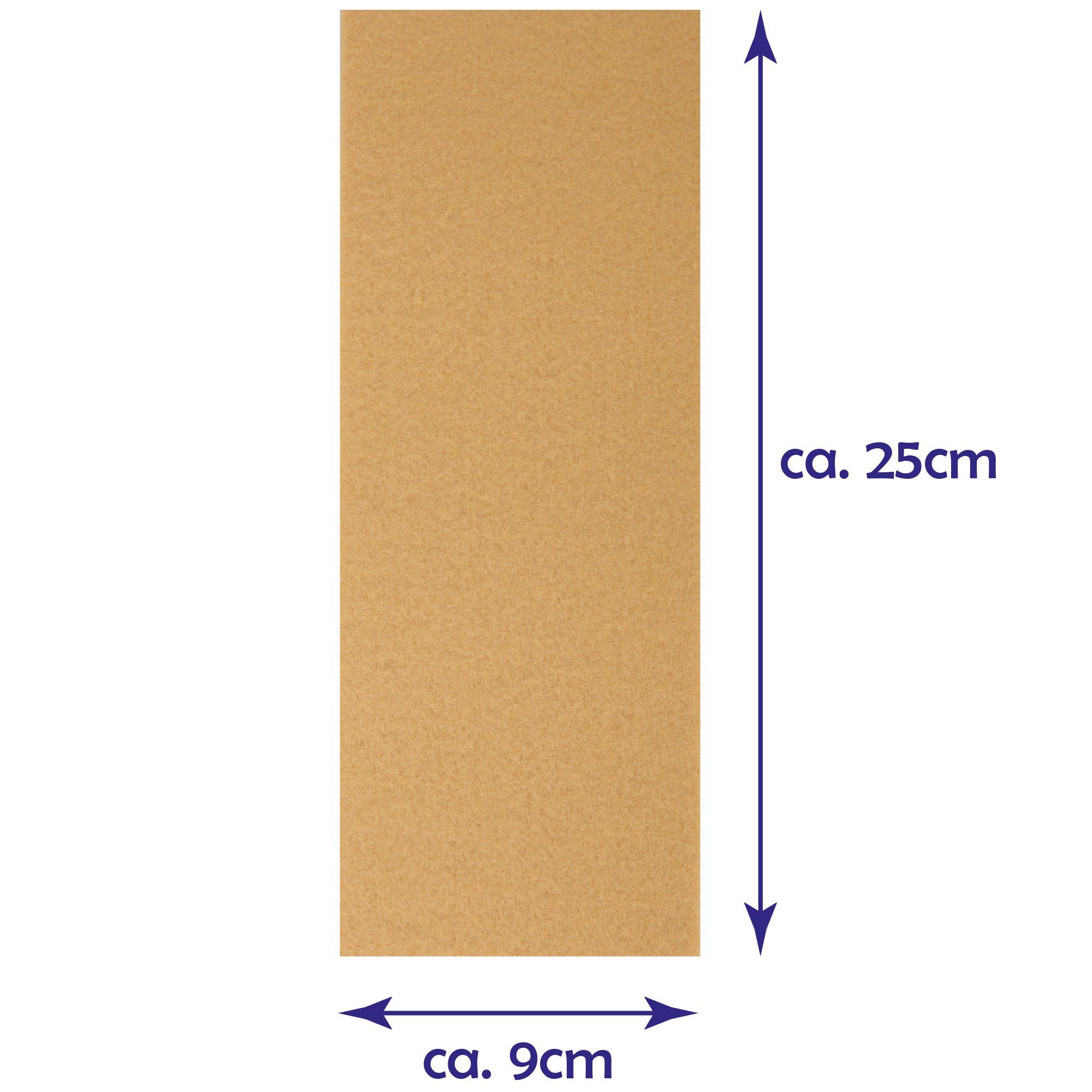 Beige selbstklebende x Möbelfuß x 9 cm 0,4 und Bodenschutz und Bestlivings FGZ-04879, zuschneidbare (1-St), 25 Bodengleiter Möbel- Parkettschoner,