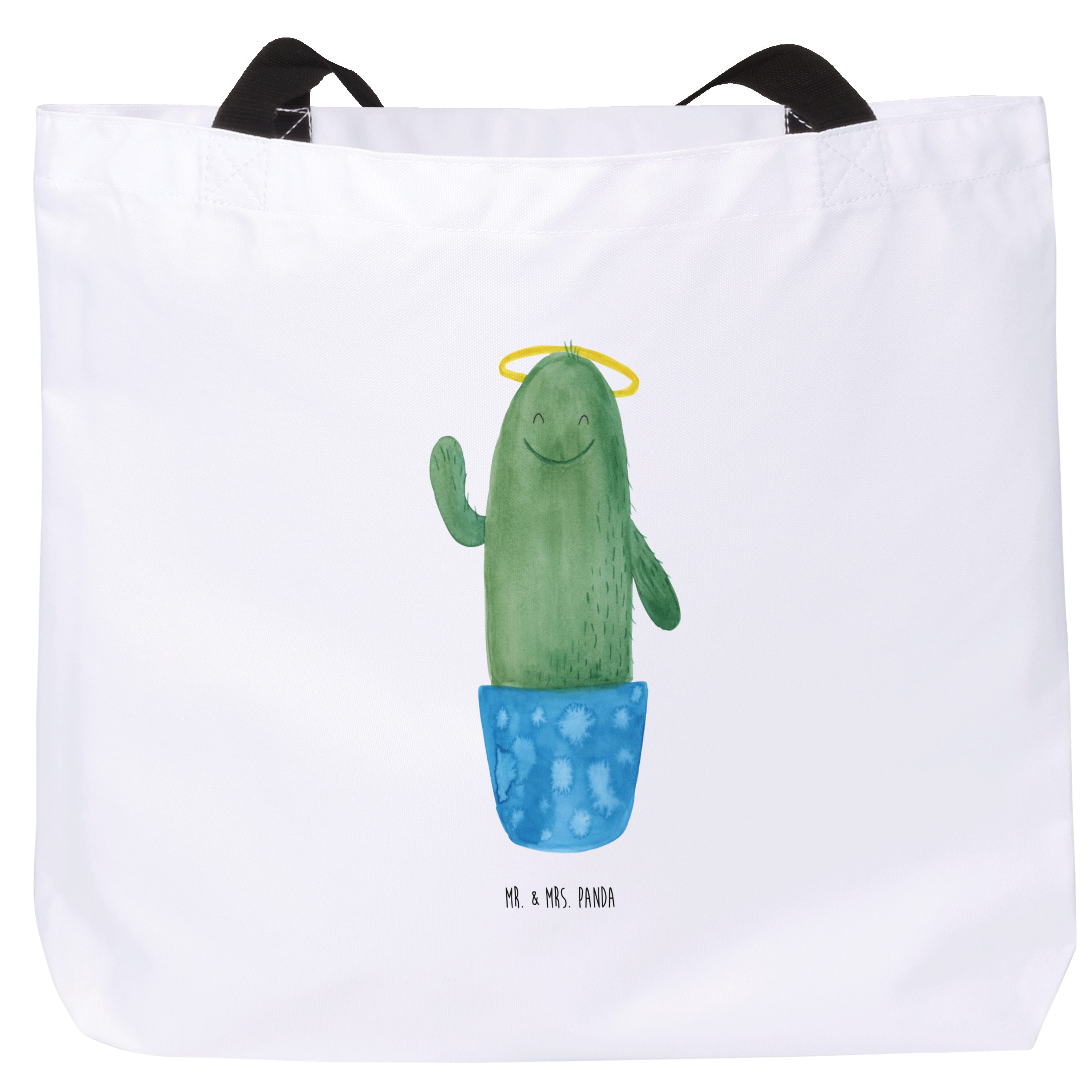 Shopper Kaktus Heilig, Tote Bag, Weiß, Freundin, Bag, Heiligenschein, Familie