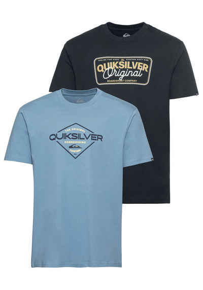 Quiksilver T-Shirt (Packung, 2-tlg., 2er-Pack)