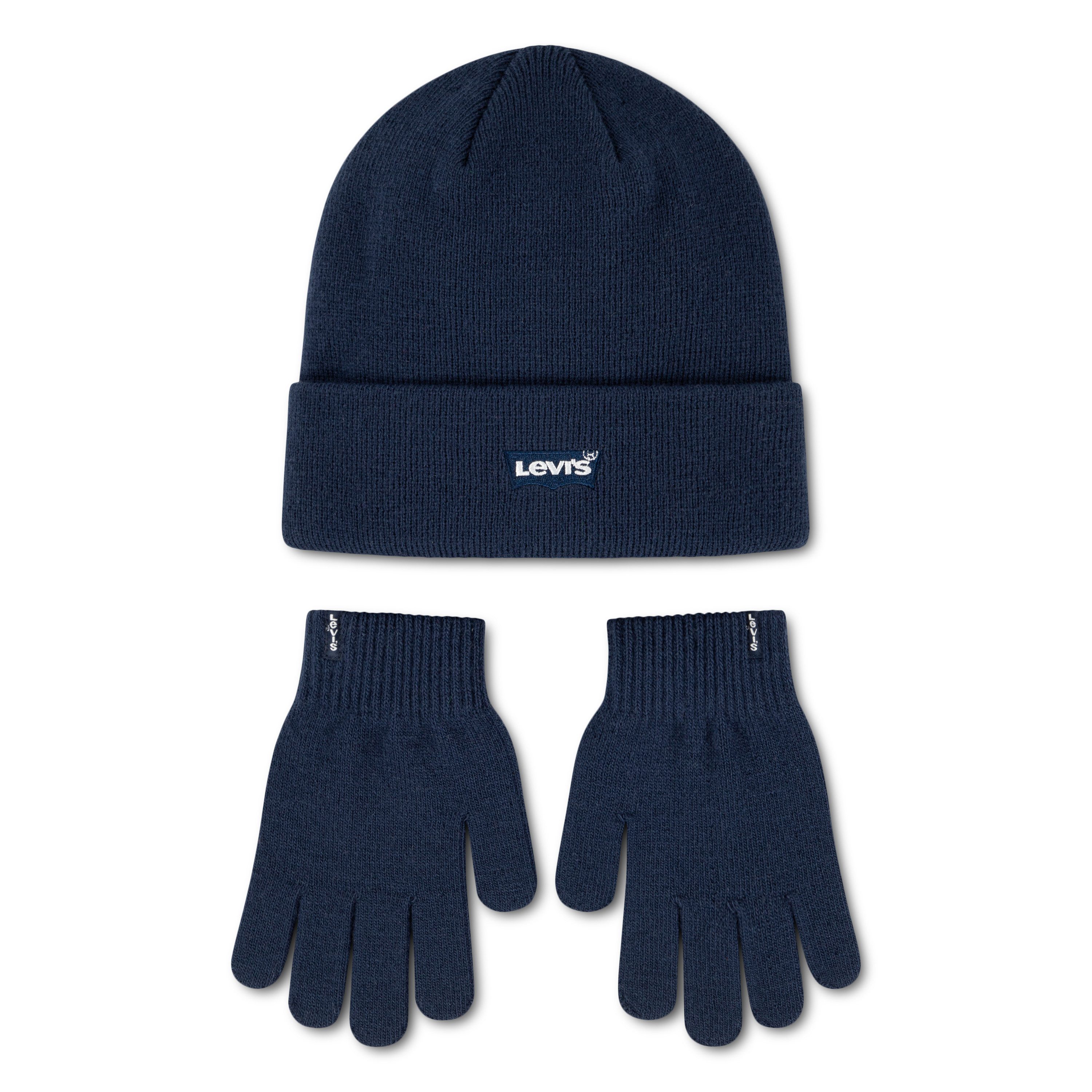 Levi's® Kids Beanie CLASSIC BEANIE SET (Set, 2-St) & Handschuhe aus Feinstrick