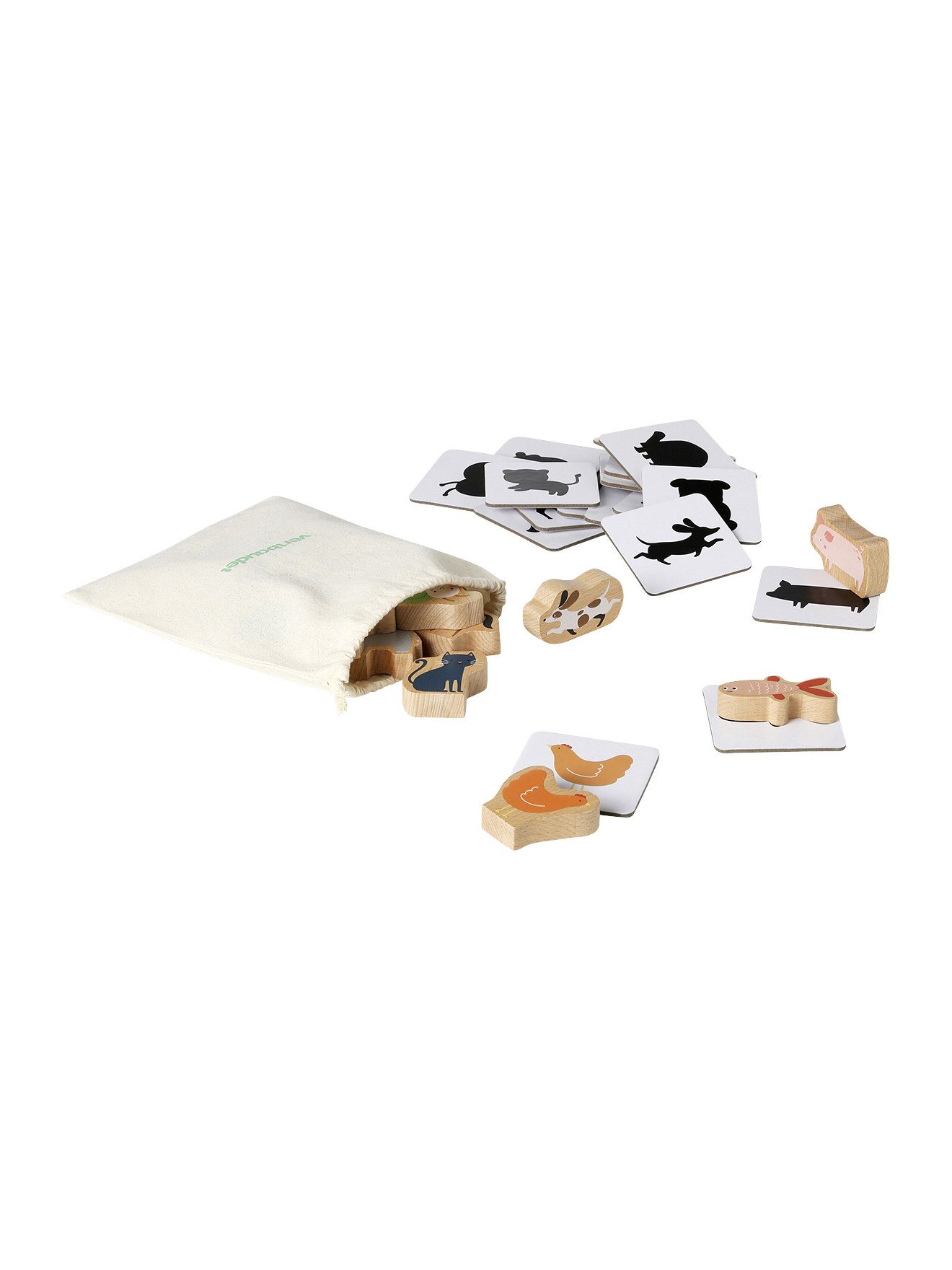 Lernspielzeug Kinder Logikspiele TIERE aus Holz FSC®