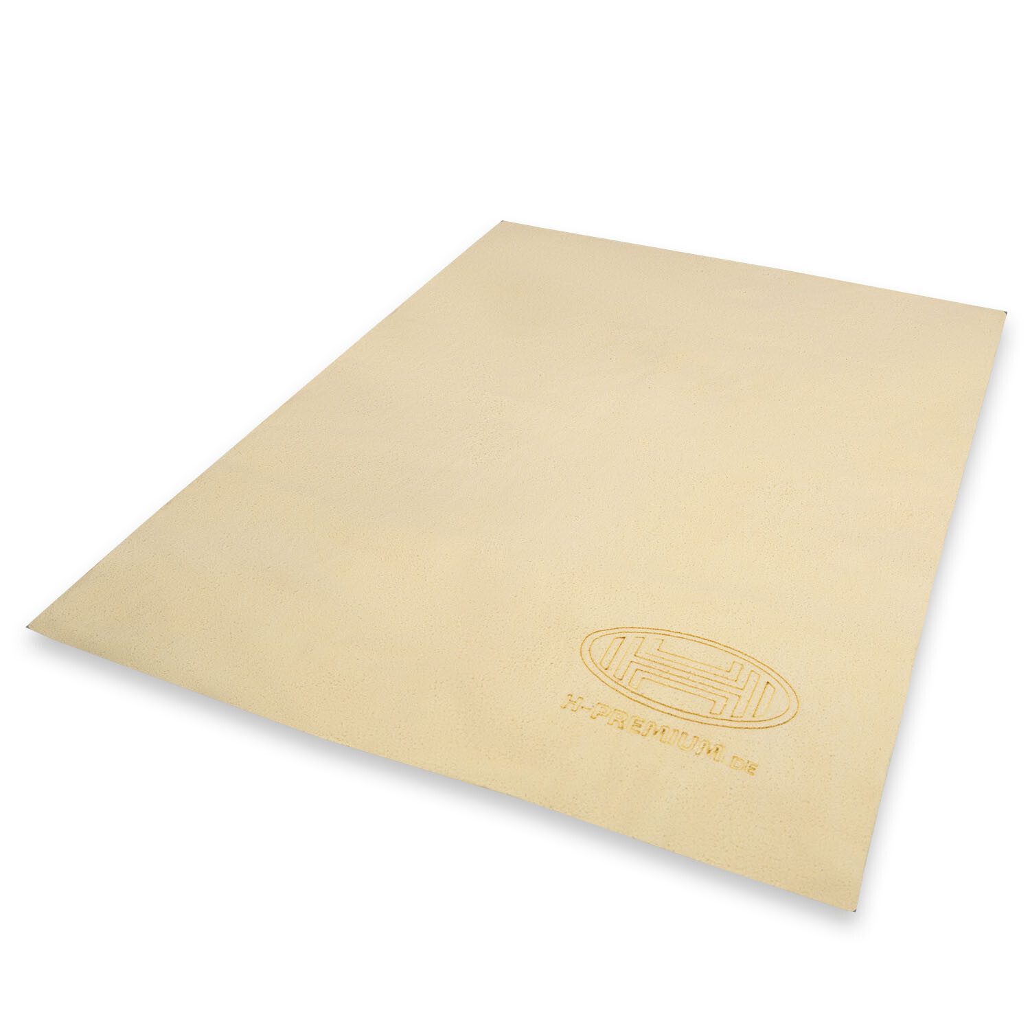 HEYNER Lederlappen mit Kunststoffbox 43 x 32 cm echtes Leder Trockentuch Auto Reinigungstuch (Leder (Schaf), 32, 1-tlg)