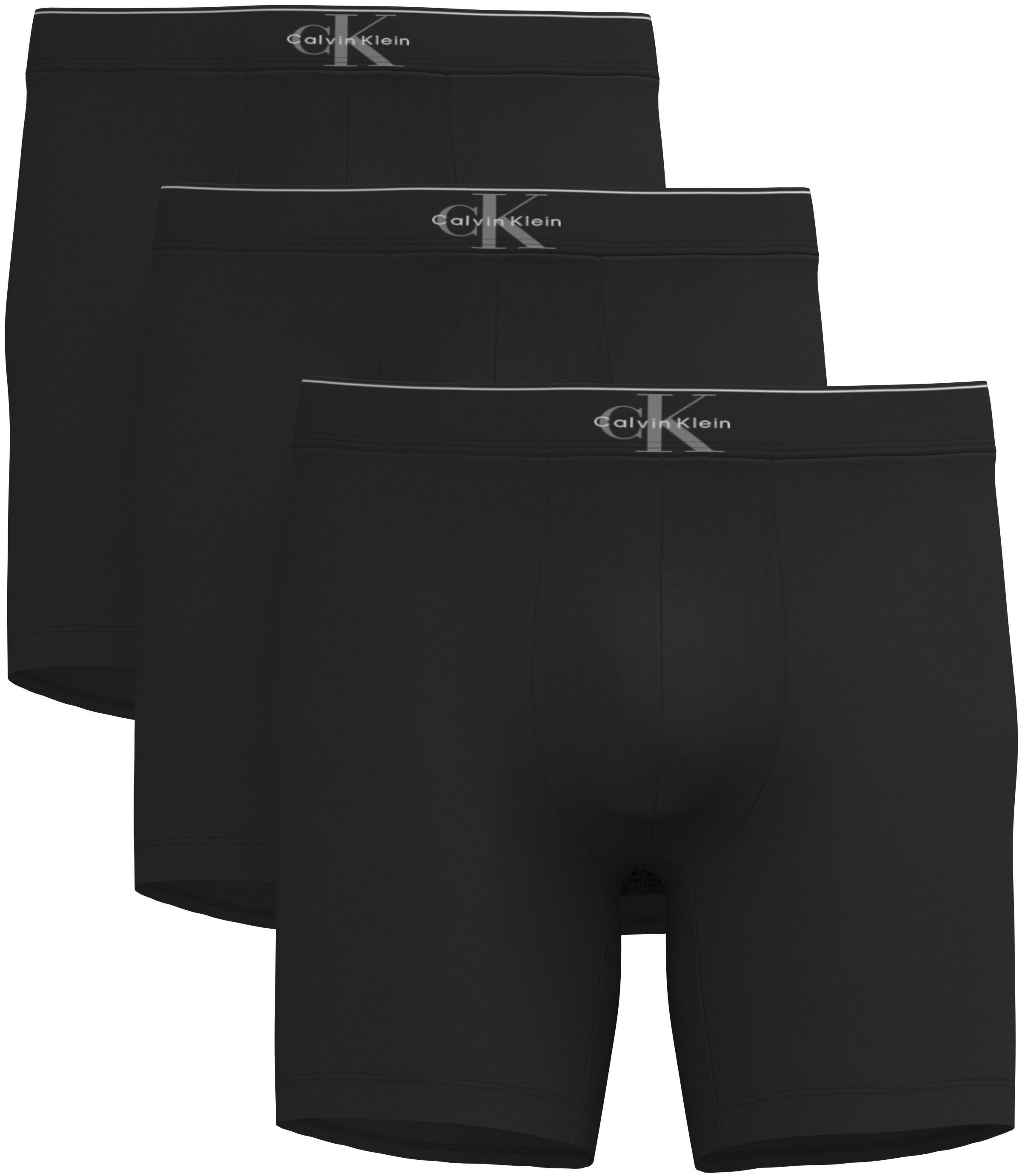 Calvin Klein Underwear Boxershorts Boxer Brief 3PK (Packung, 3er-Pack) Körpernahe Passform mit elastischem Bund