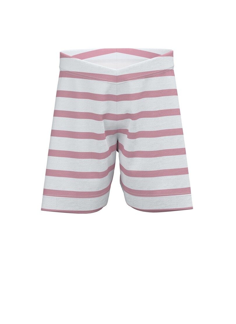 Trigema Bermudas TRIGEMA Baby Shorts mit geringeltem Allover-Druck (1-tlg)