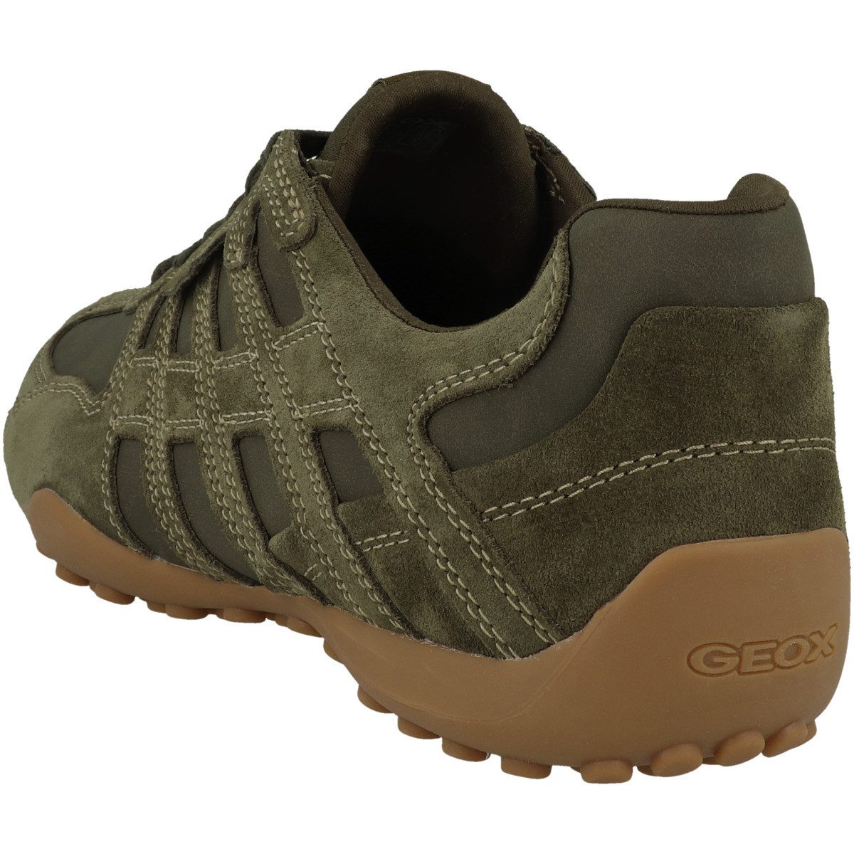 Geox U Snake Original Herren Sneaker Turnschuhe, Sportschuhe, Freizeitschuhe, Halbschuhe, Schnürschuhe