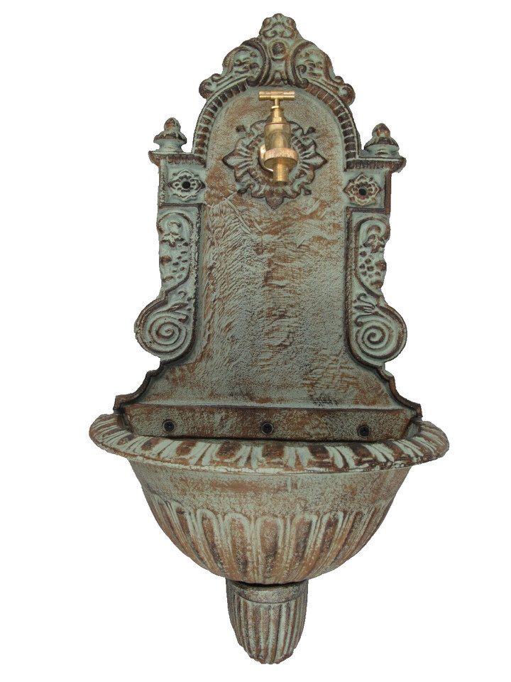 Gremegro Gartenbrunnen Waschbecken Wandbrunnen Gusseisen Ausgußbecken Antik günstig online kaufen