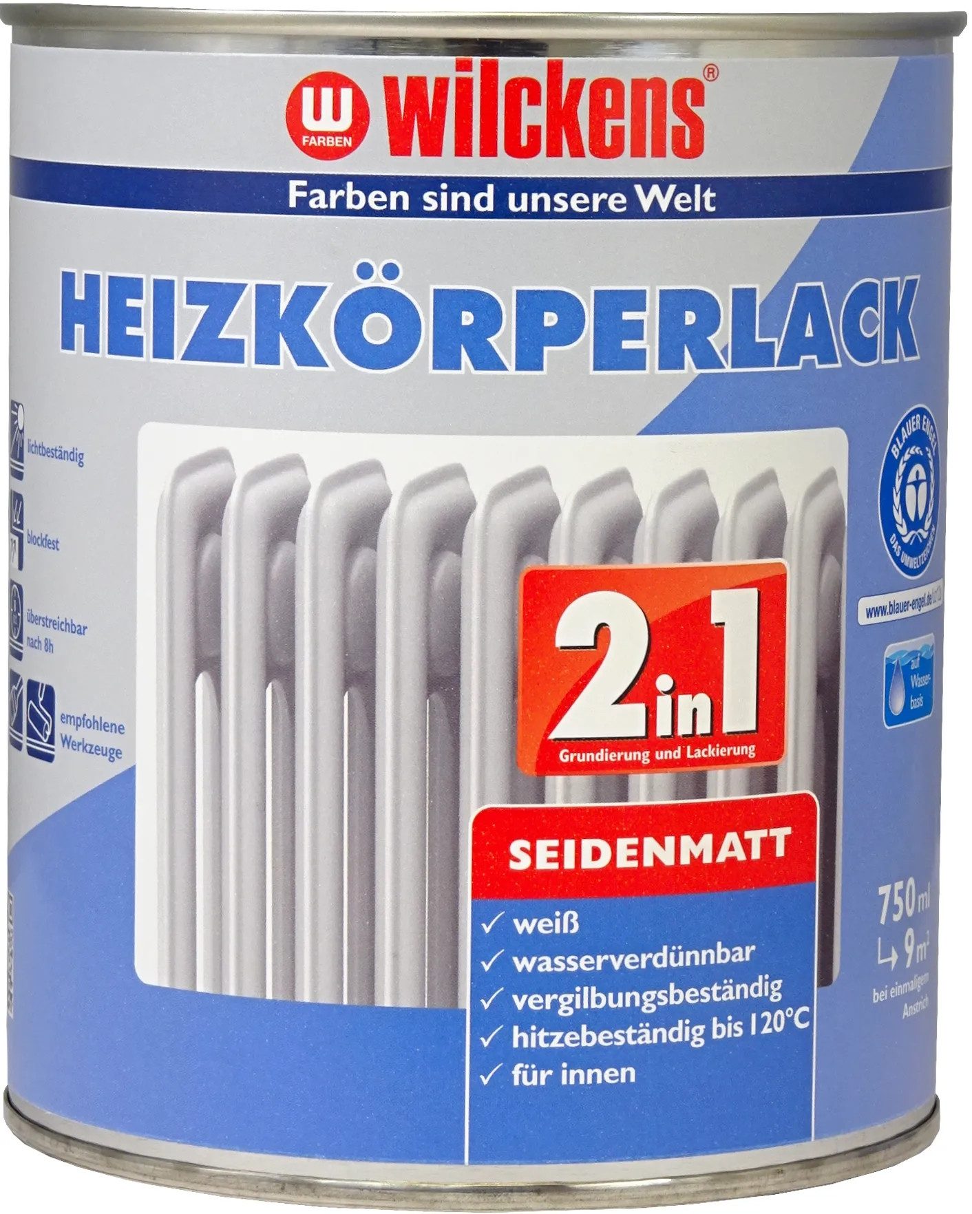 Heizkörperlack Wilckens Heizkörperlack 2in1