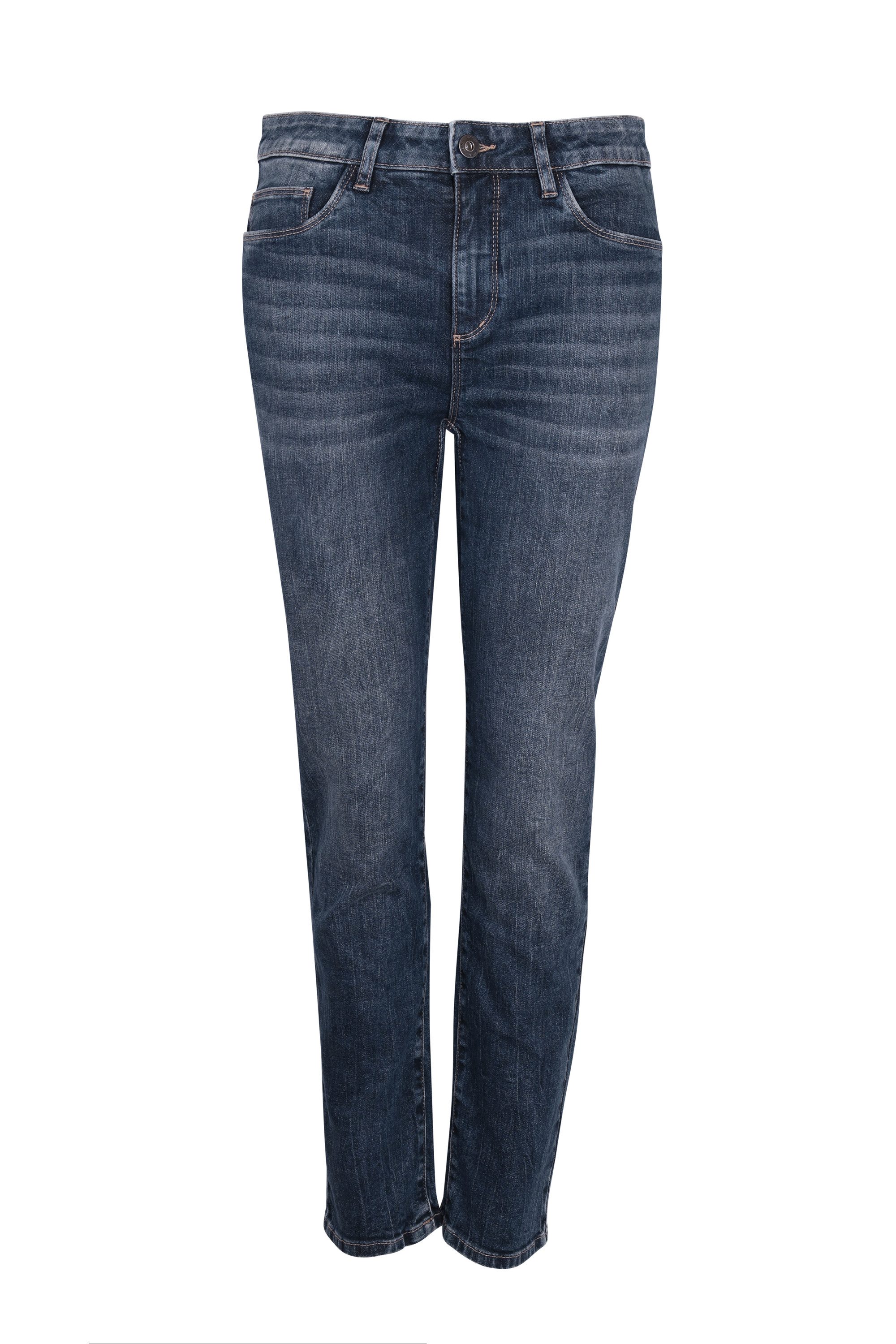 5-Pocket-Jeans Zermatt Denim Indigo Straight Fit Jeans