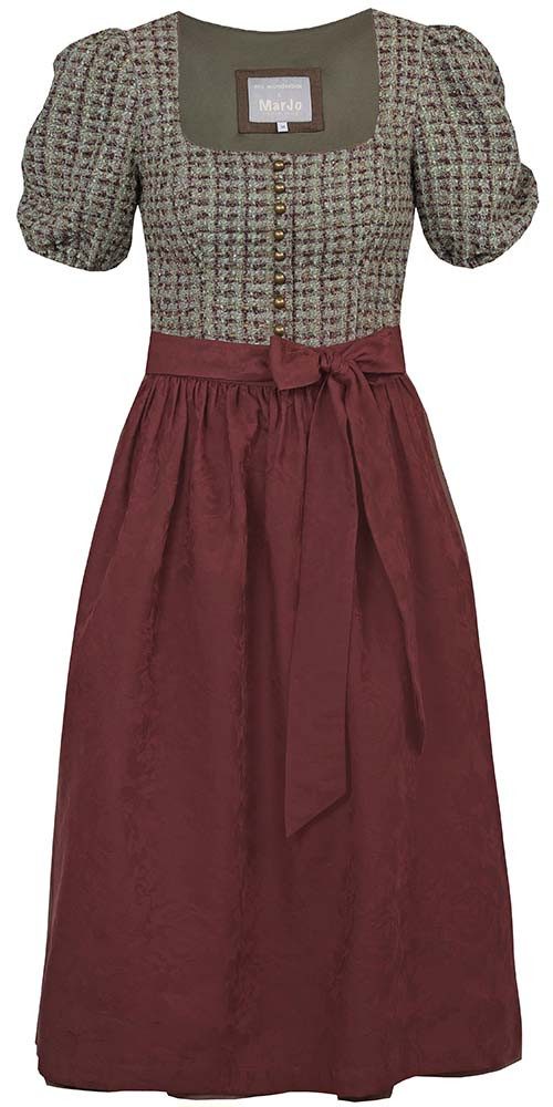 MarJo Dirndl Dirndl Olive Orchard 75cm Länge günstig online kaufen