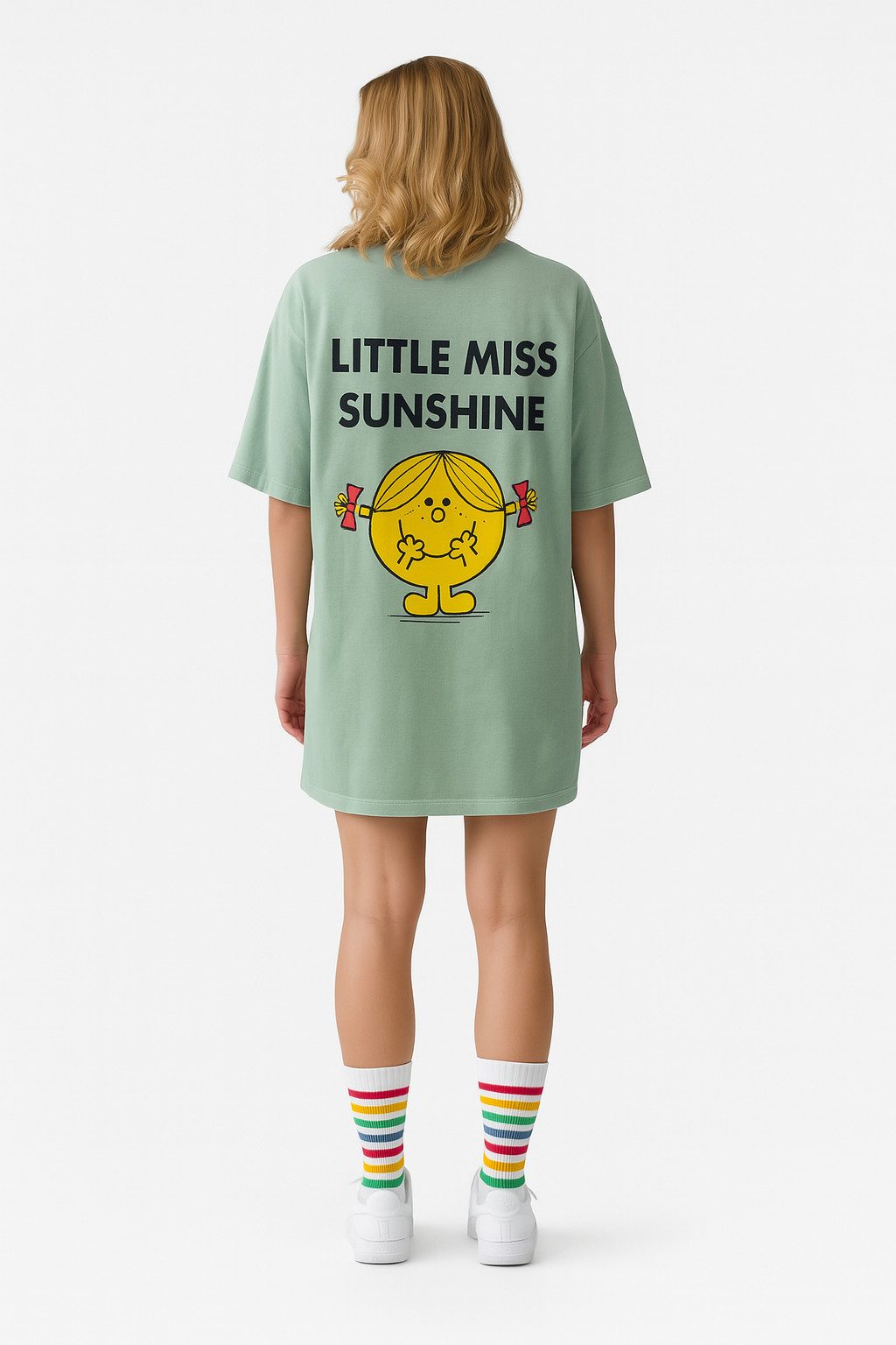Worldclassca T-Shirt Worldclassca Oversized SUNSHINE Print T-Shirt lang Tee günstig online kaufen