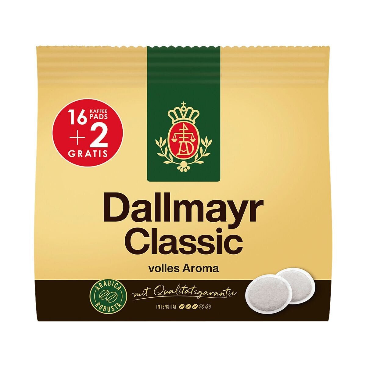 DALLMAYR Kaffee Classic, 18 Kaffee-Pads