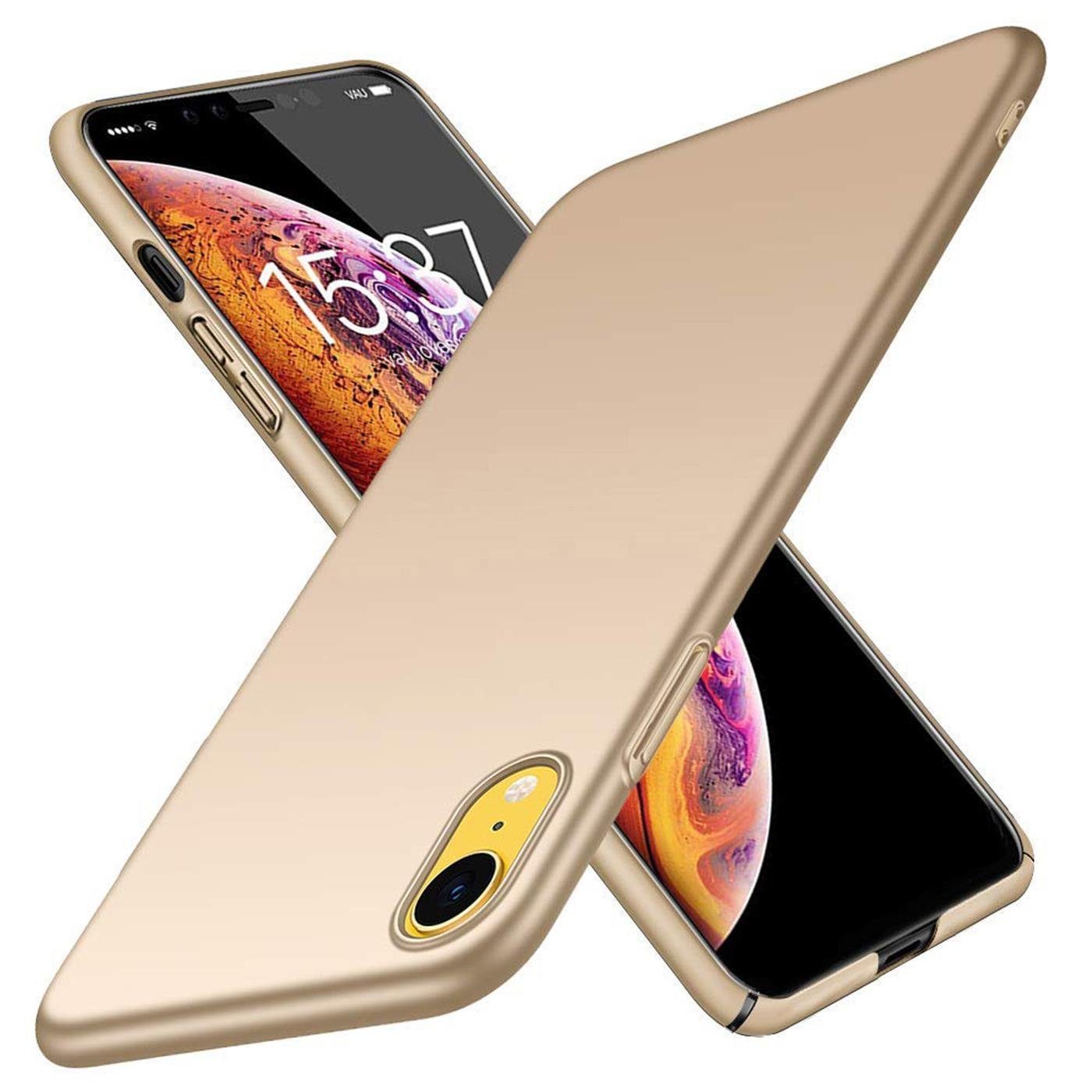 CoolGadget Handyhülle Ultra Slim Case für Apple iPhone XR 6,1 Zoll, dünne Schutzhülle präzise Aussparung für iPhone XR Hülle