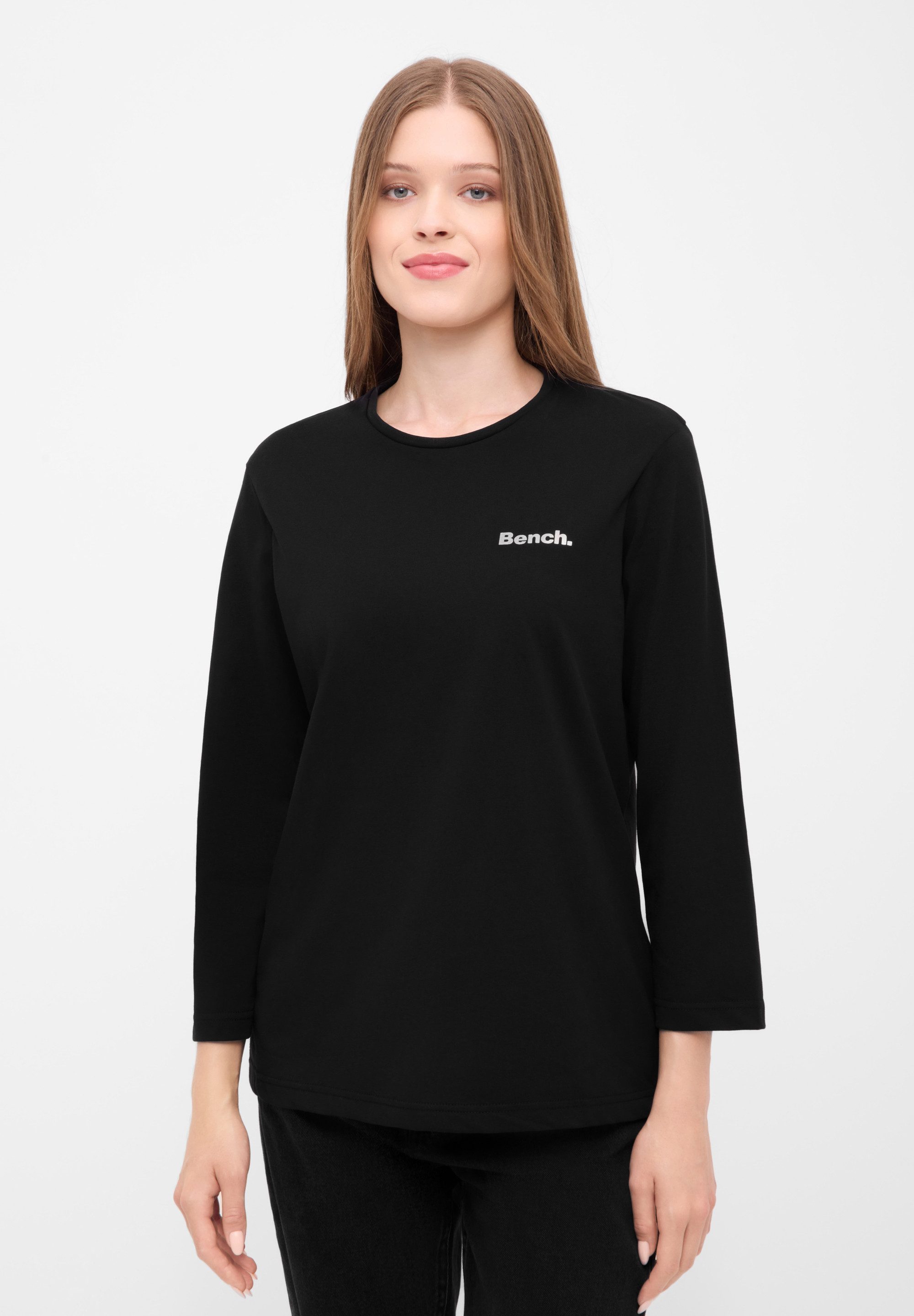 Bench. 3/4-Arm-Shirt ROMILEY tailliertes Basic mit günstig online kaufen