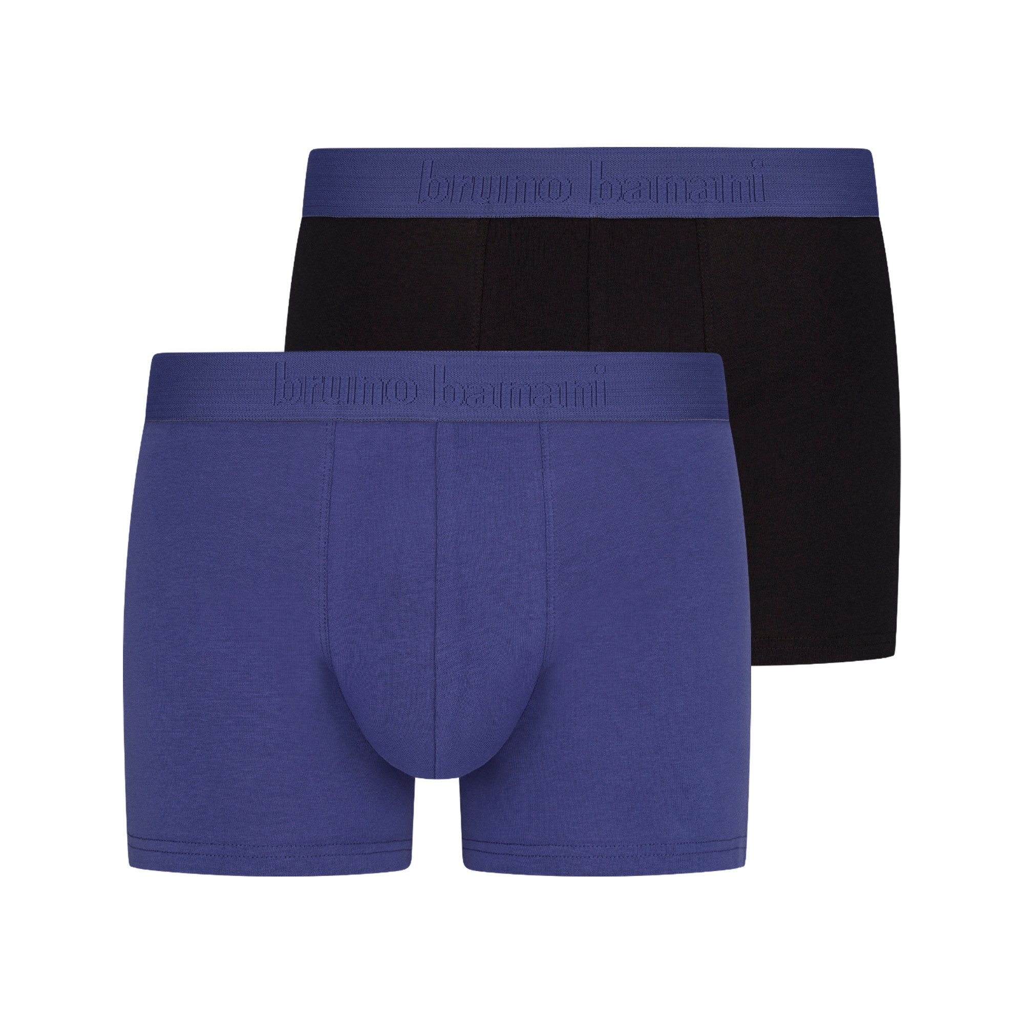 Bruno Banani Boxer Flowing (2er Pack) mit kontrastreichem Logobund günstig online kaufen