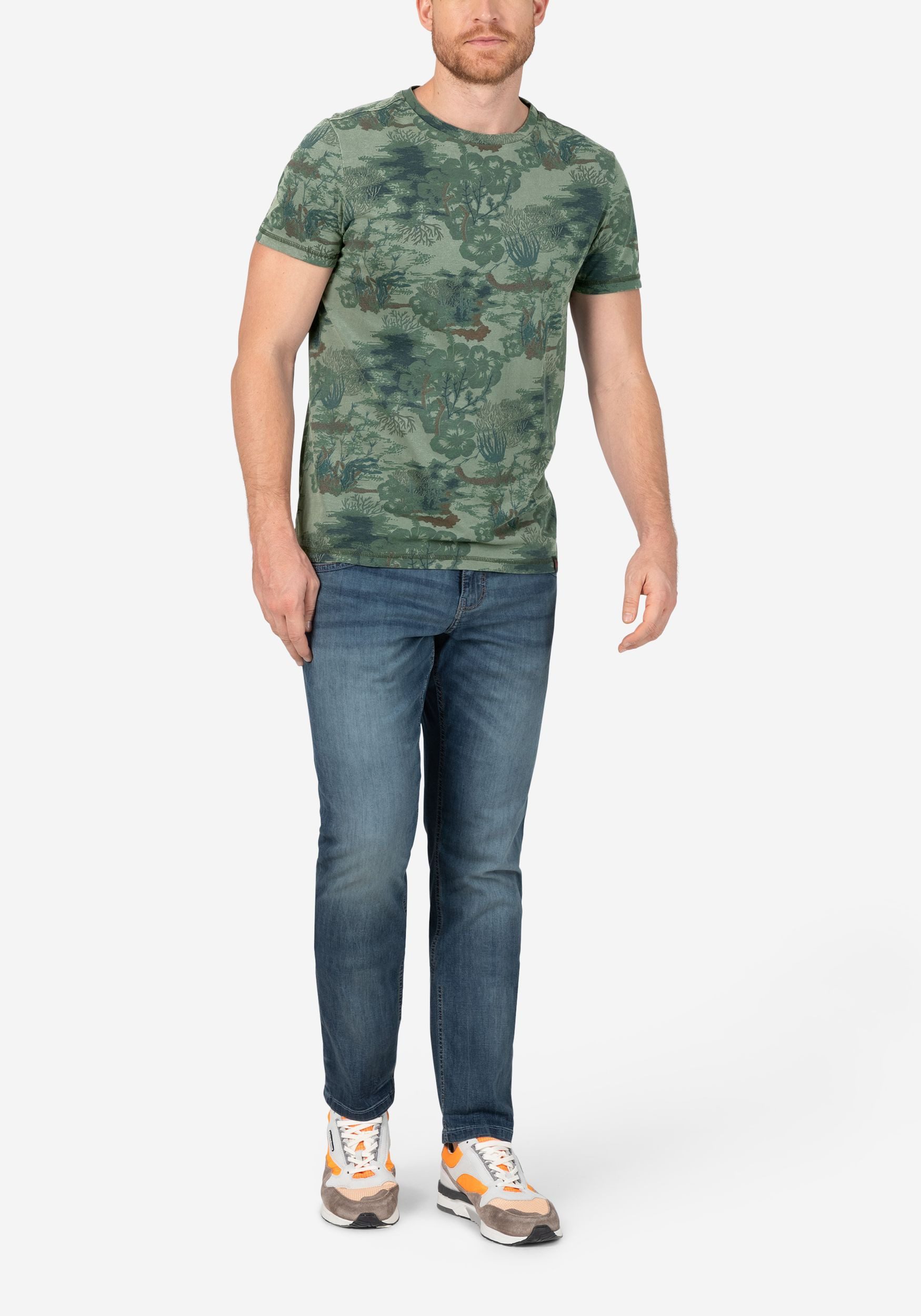TIMEZONE T-Shirt Designer mit Vintage Wald- günstig online kaufen