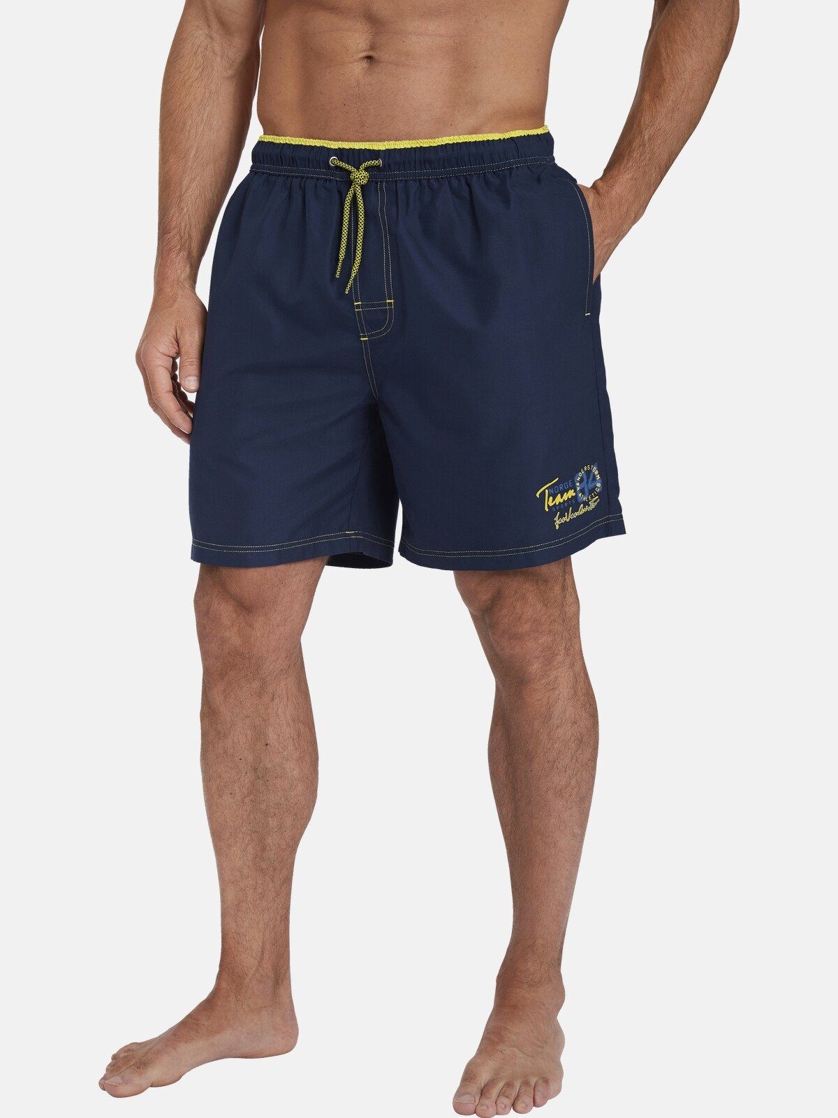 Jan Vanderstorm Badeshorts LEEMES (1-St) mit Mesh und Seitentaschen günstig online kaufen