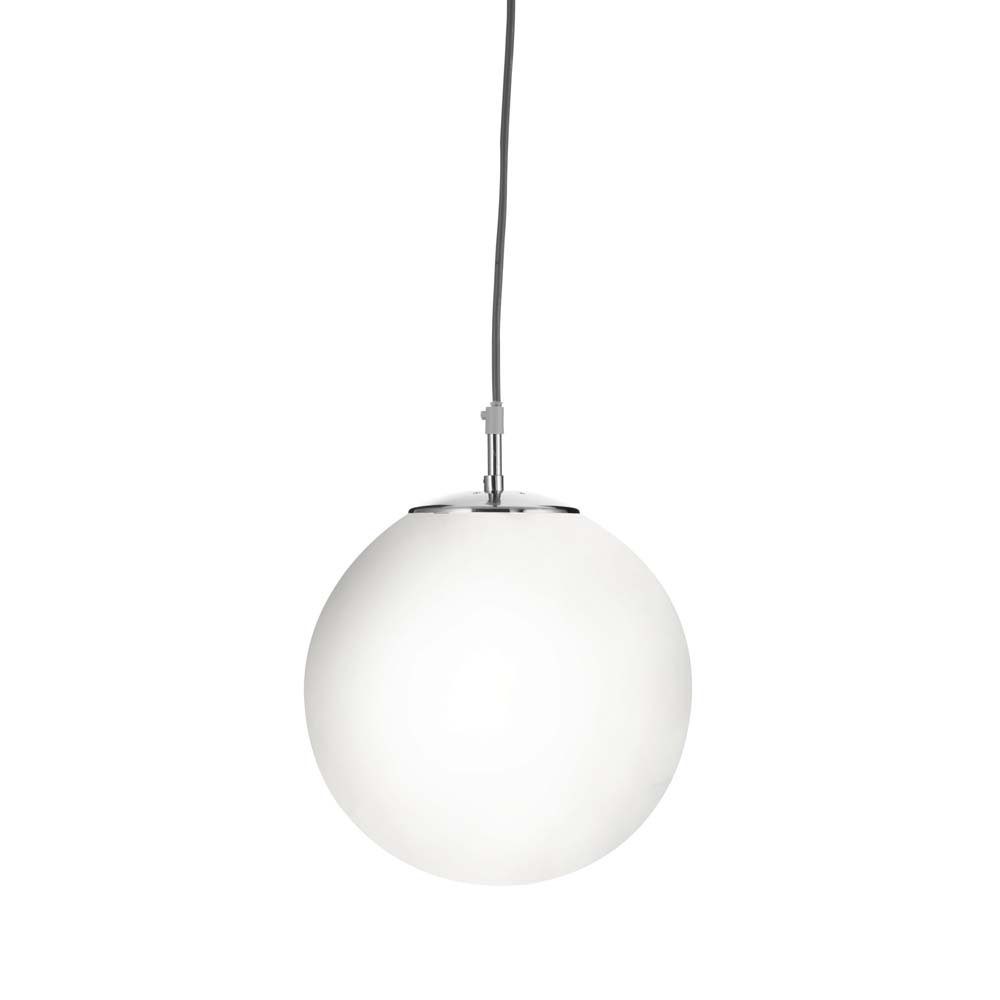 Searchlight LED Kugelleuchte, Leuchtmittel nicht inklusive, Decken Pendel Hänge Leuchte Silber Flur Büro Ess Schlaf Wohn Zimmer
