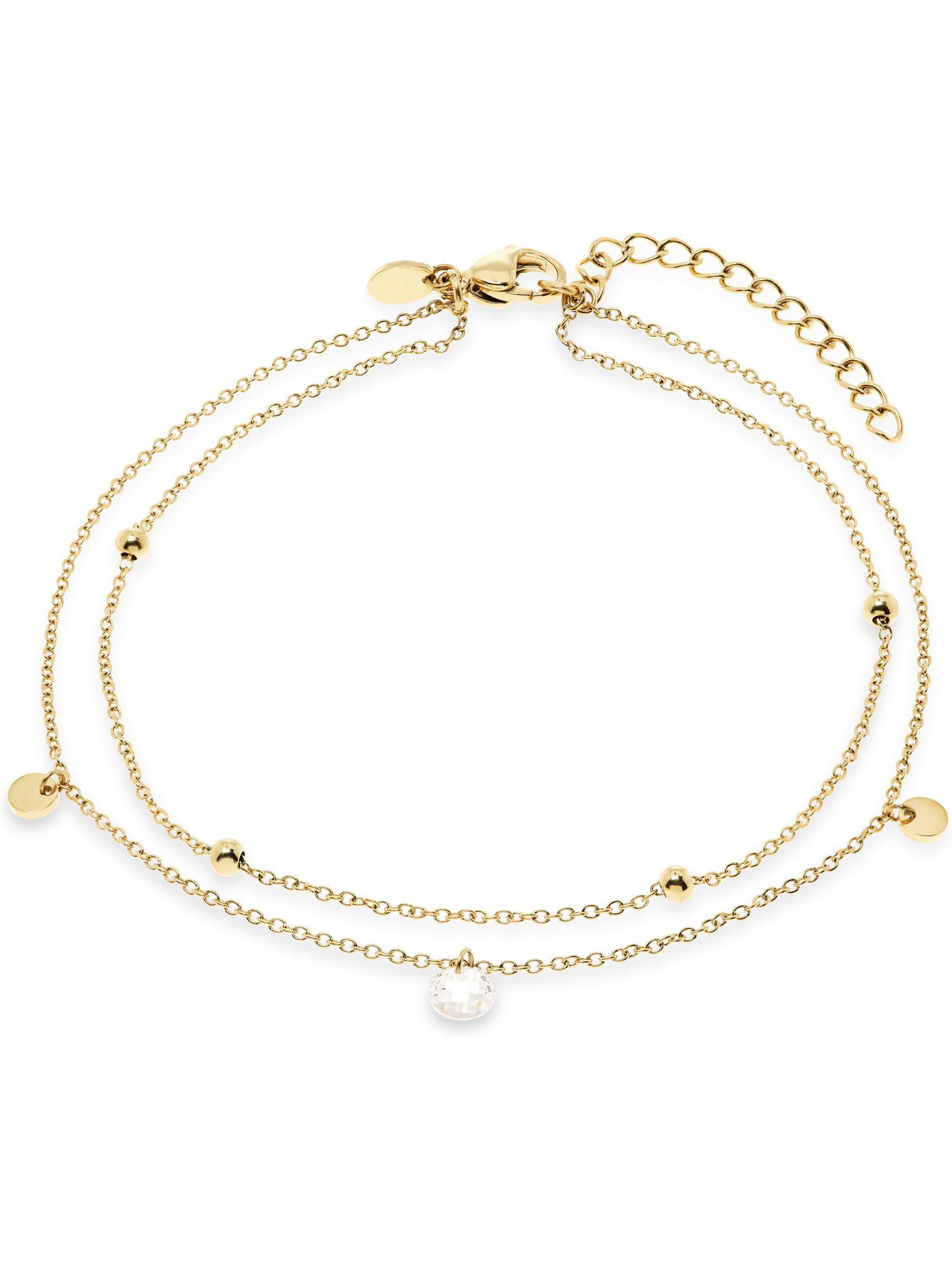 FAVS Fußkette FAVS Damen-Fußkette Edelstahl