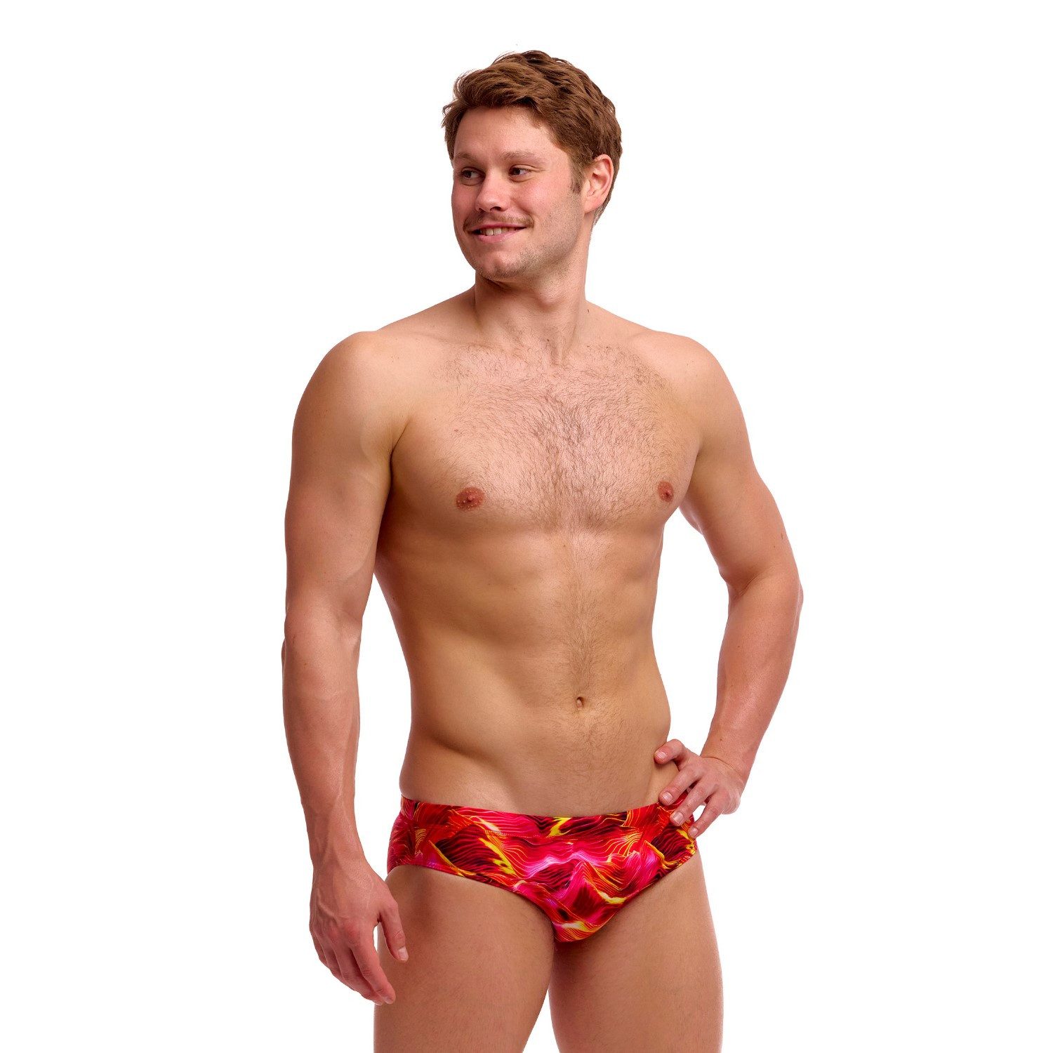 Funky Trunks Badehose Saucy Sonar Badehose chlorbeständig und schnelltrocknend