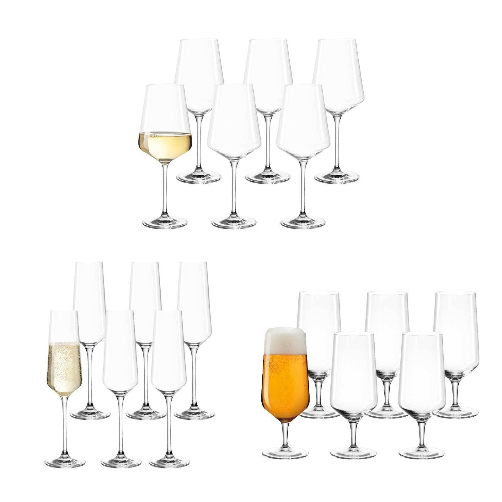 LEONARDO Gläser-Set Puccini Wein Bier Sekt Gläserset 18er Set, Glas