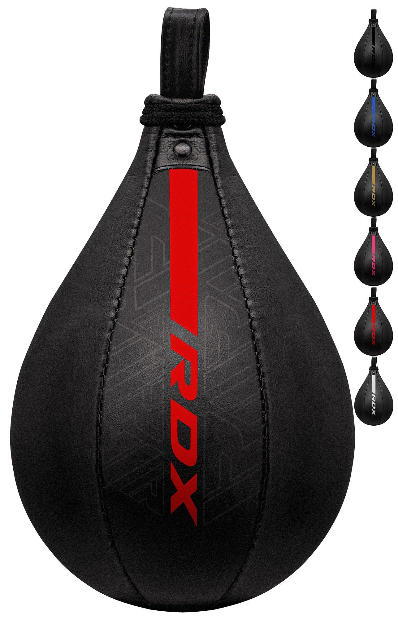 RDX Sports Doppelendball Red SpeedBag RDX MayaHide Boxen PunchingBall SpeedBall Doppelendball Leder
