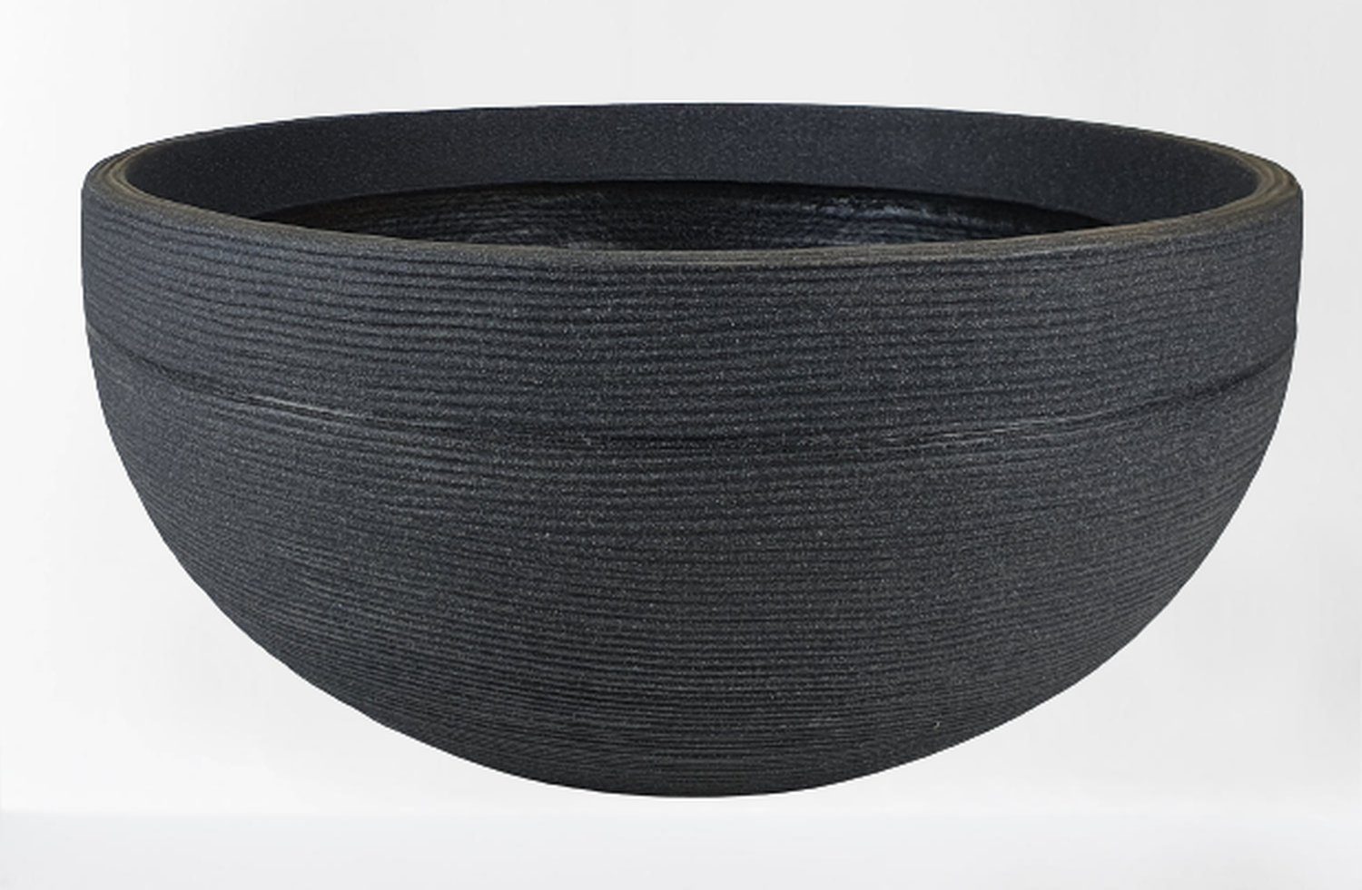 ᐅ sesua Pflanzschale Rillentopf Halbkugel XXL Ø 60 cm Kunststoff