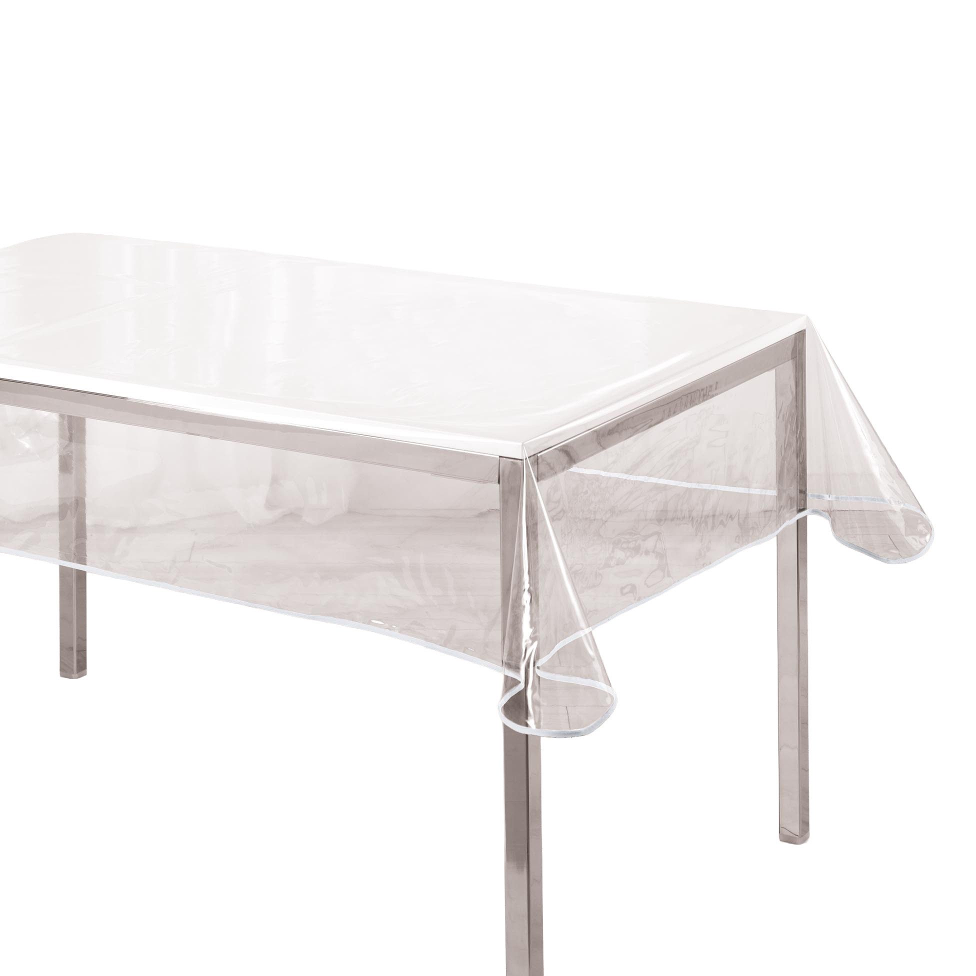 Douceur d'intérieur Tischdecke Transparente Tischdecke für den Garten GARDEN B, 140 x 240 cm