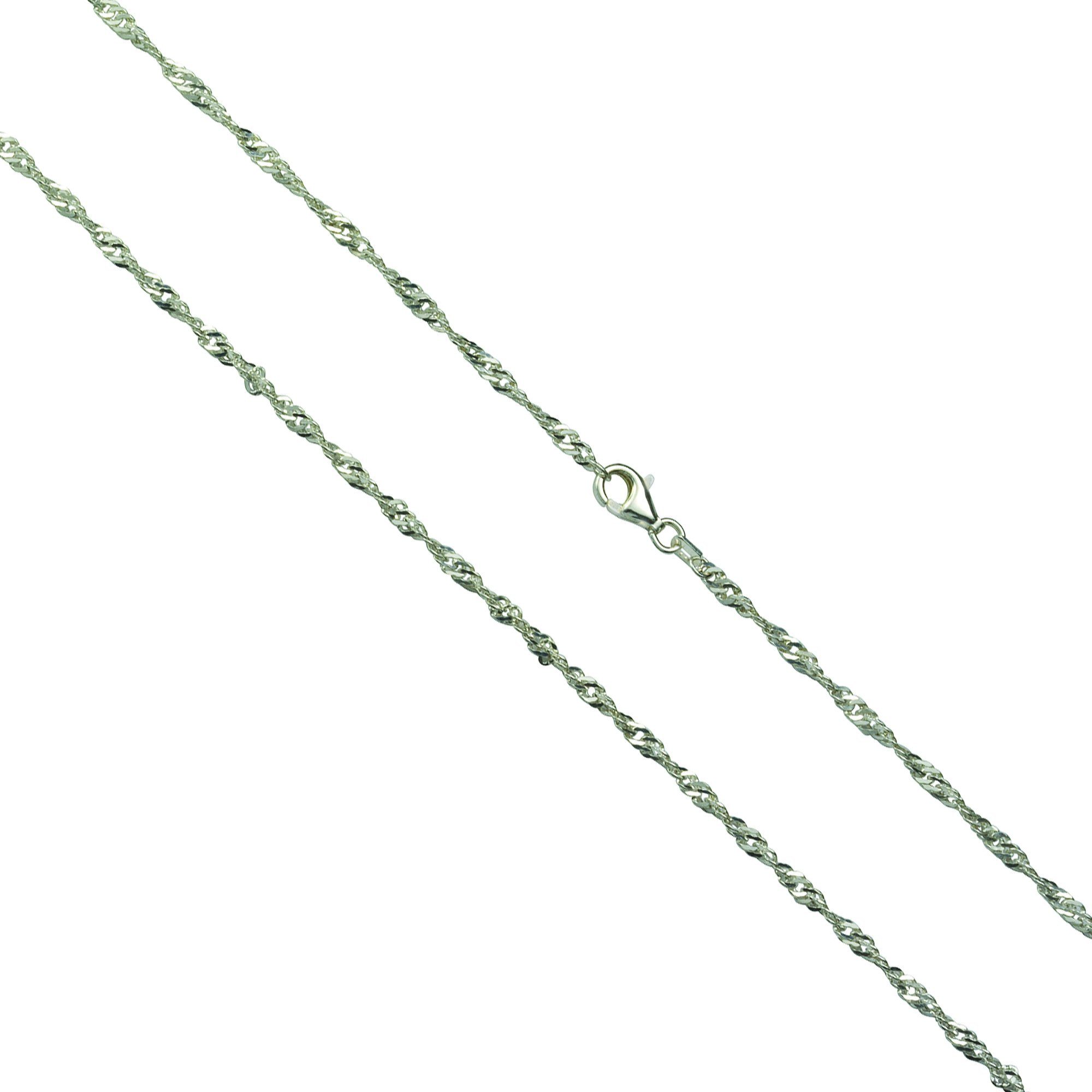 Vivance Collierkettchen 925/- Sterling Silber rhod. Singapur
