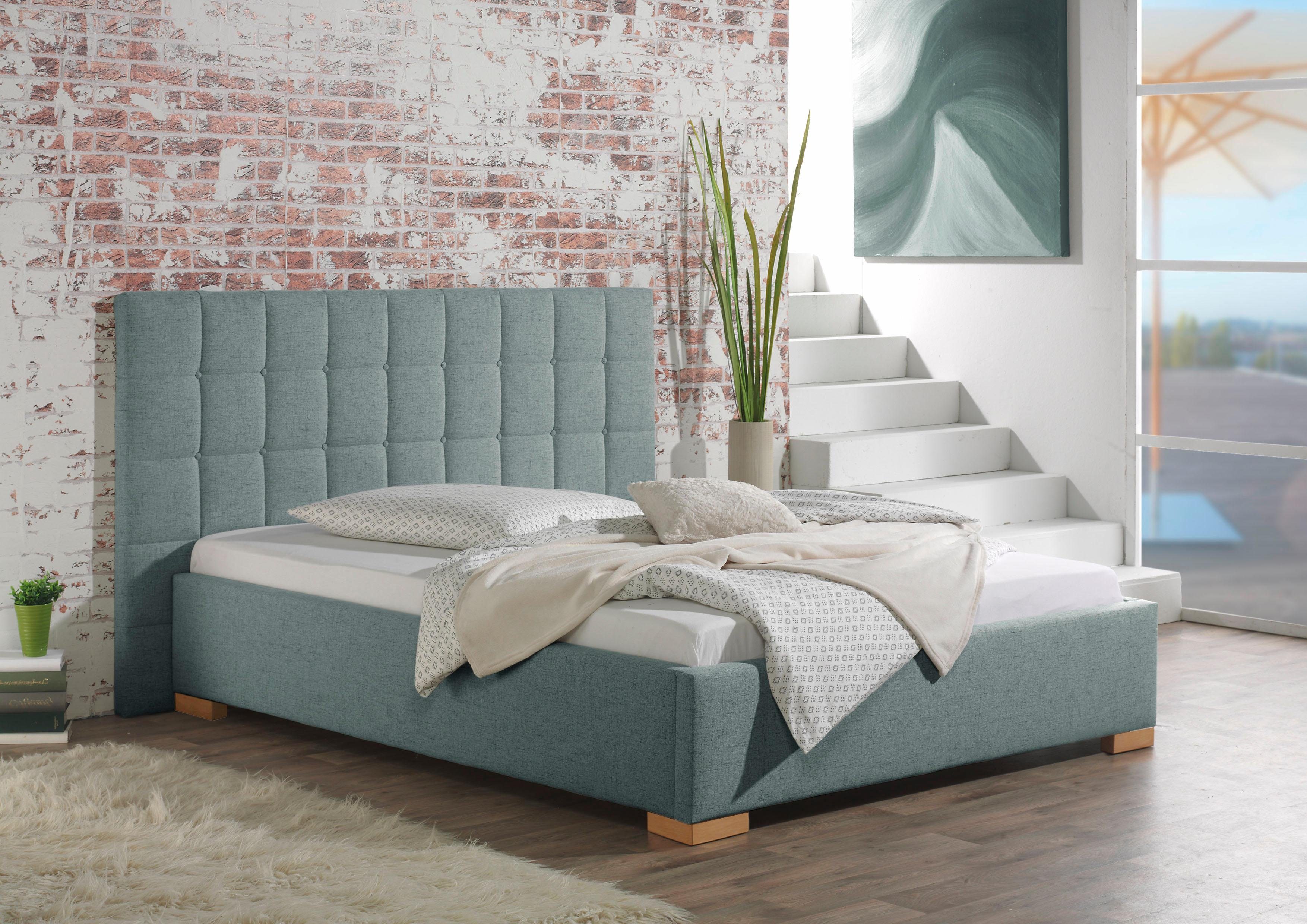 Maintal Polsterbett Cueno, mit und ohne Matratze in 2 Ausführungen, Steppung mit Knopfheftung