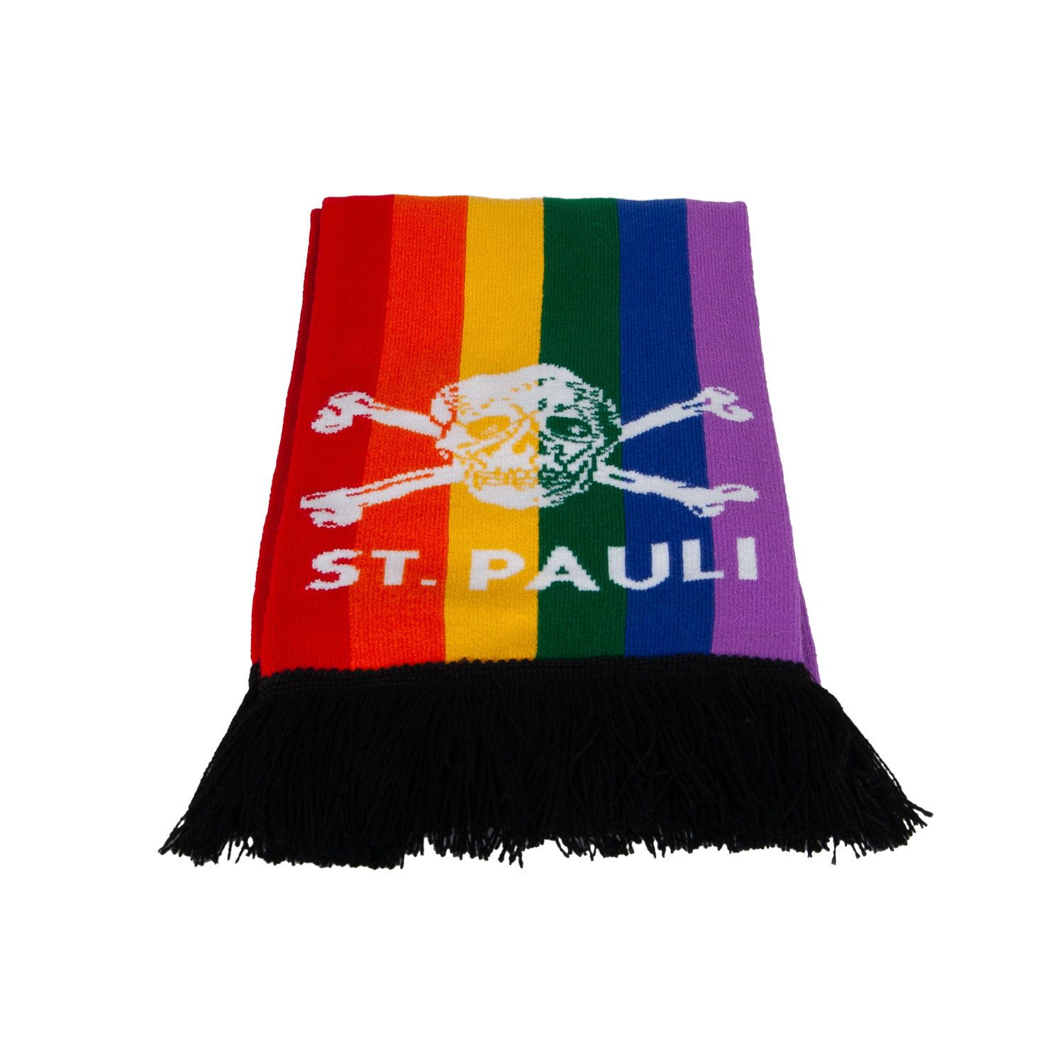 FC St. Pauli Schal FC St. Pauli - Schal Regenbogen Totenkopf